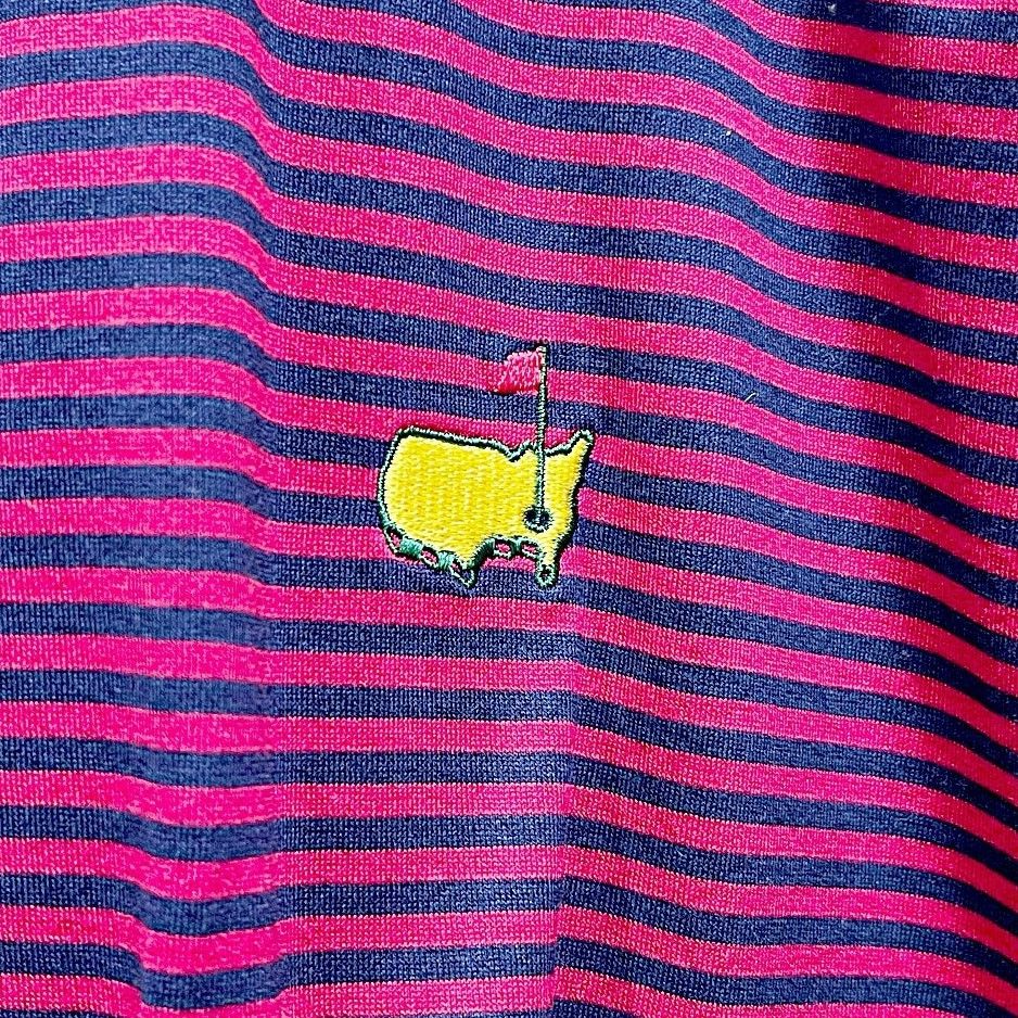 The Masters Masters Augusta National Golf Polo Shirt Red Blue Striped XL Size US XL / EU 56 / 4 - 3 Thumbnail
