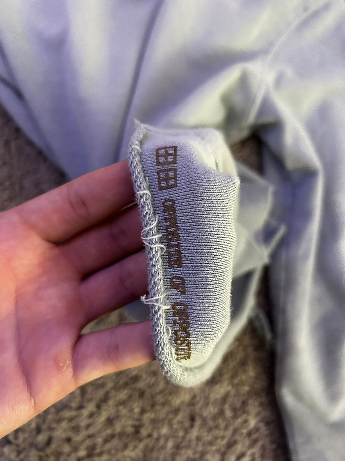 Ksubi KSUBI "OPPOSITE OF OPPOSITE" light blue Pullover Raw Back Size US M / EU 48-50 / 2 - 4 Thumbnail