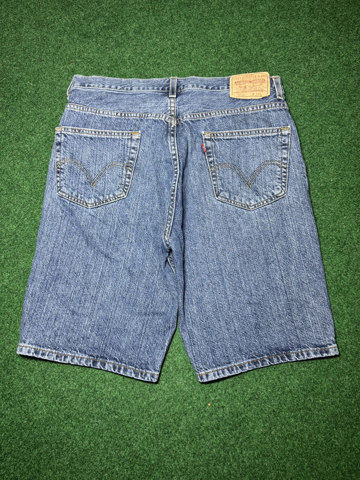Levi's × Vintage Y2K Levi’s 505 Jorts 34 Skater Grunge Hip Hop Denim Shorts Size US 34 / EU 50 - 1 Thumbnail
