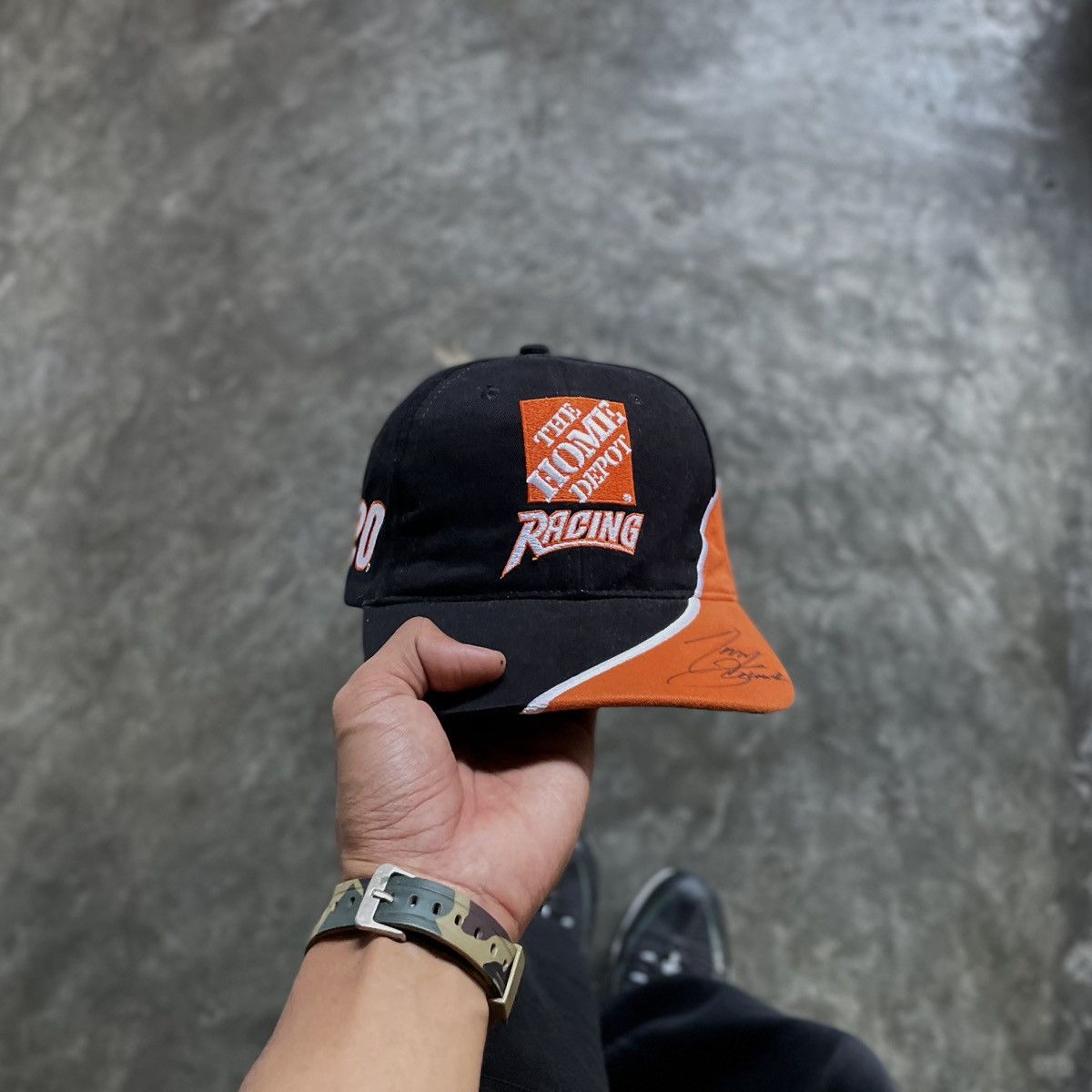 Chase Authentics TONY STEWART BASEBAL CAP HOME DEPOT NASCAR RACING Size ONE SIZE - 1 Thumbnail