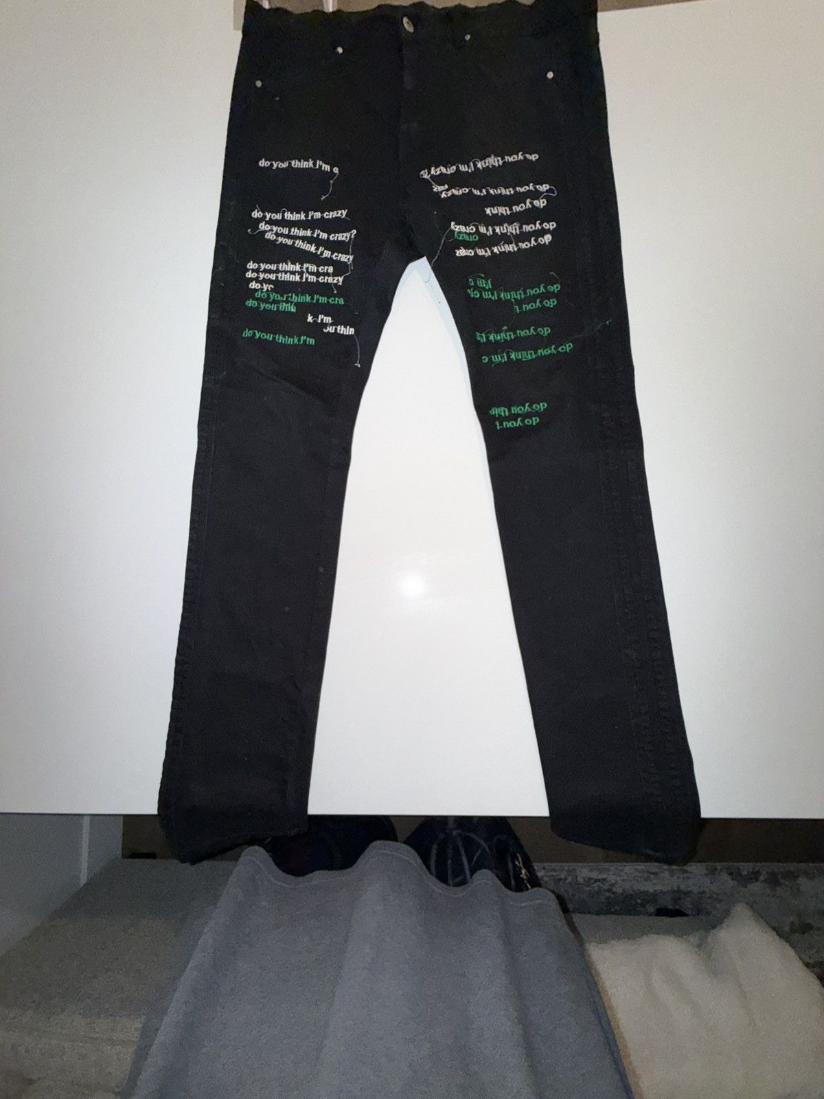 Ev Bravado “Do you think i’m crazy” MRDR BRVDO Size US 34 / EU 50 - 1 Thumbnail