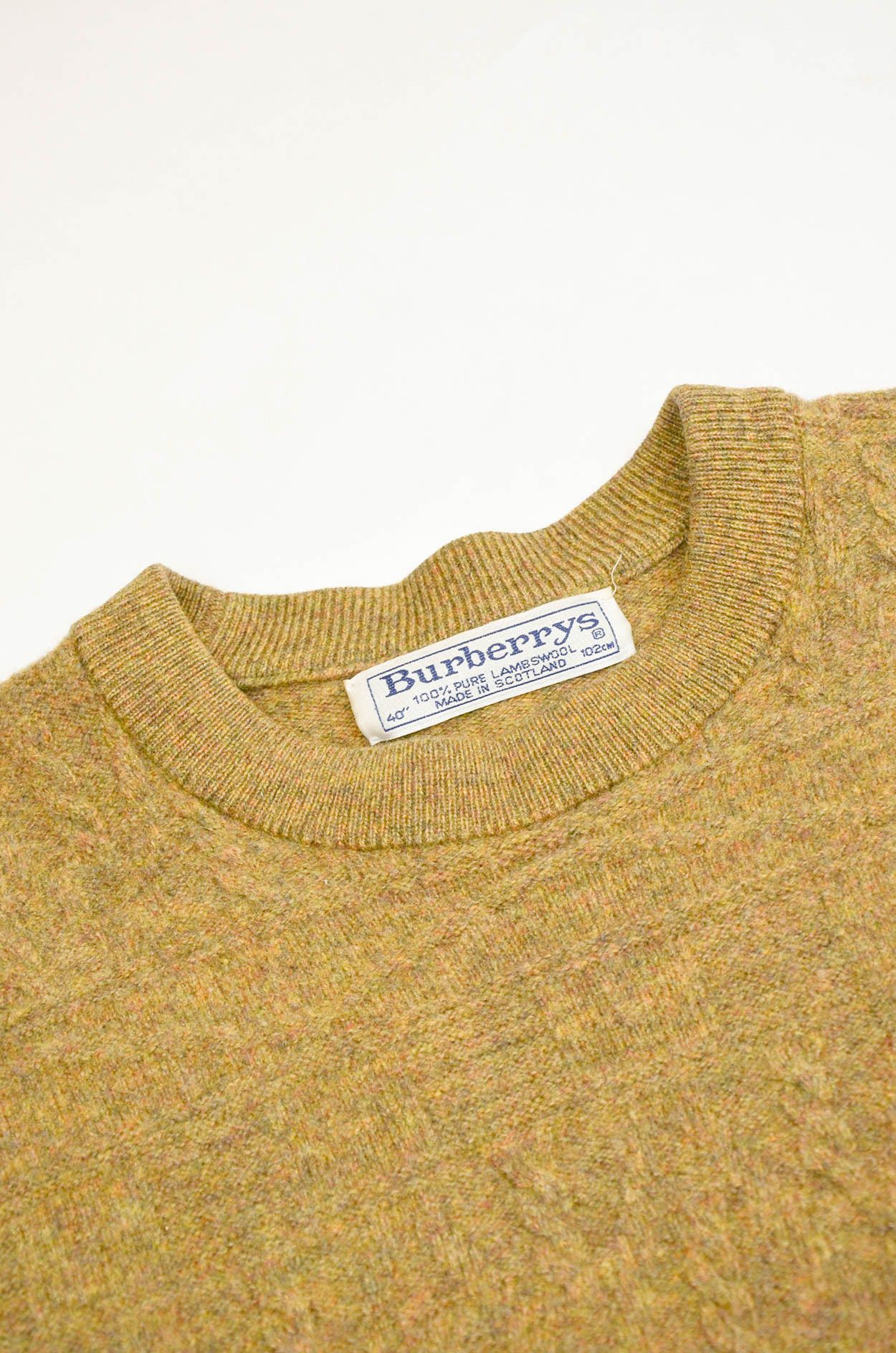 Burberry Burberrys Vintage Lambswool Sweater – Made in Scotland Size M / US 6-8 / IT 42-44 - 7 Thumbnail