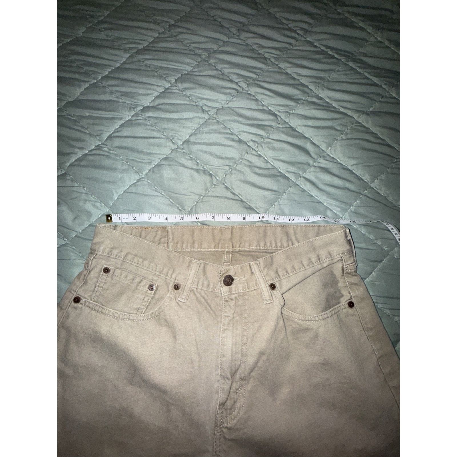 Levi's Levi’s 505 Men’s Light Brown Jeans 33W Altered To 27 Inseam Size US 33 - 8 Thumbnail