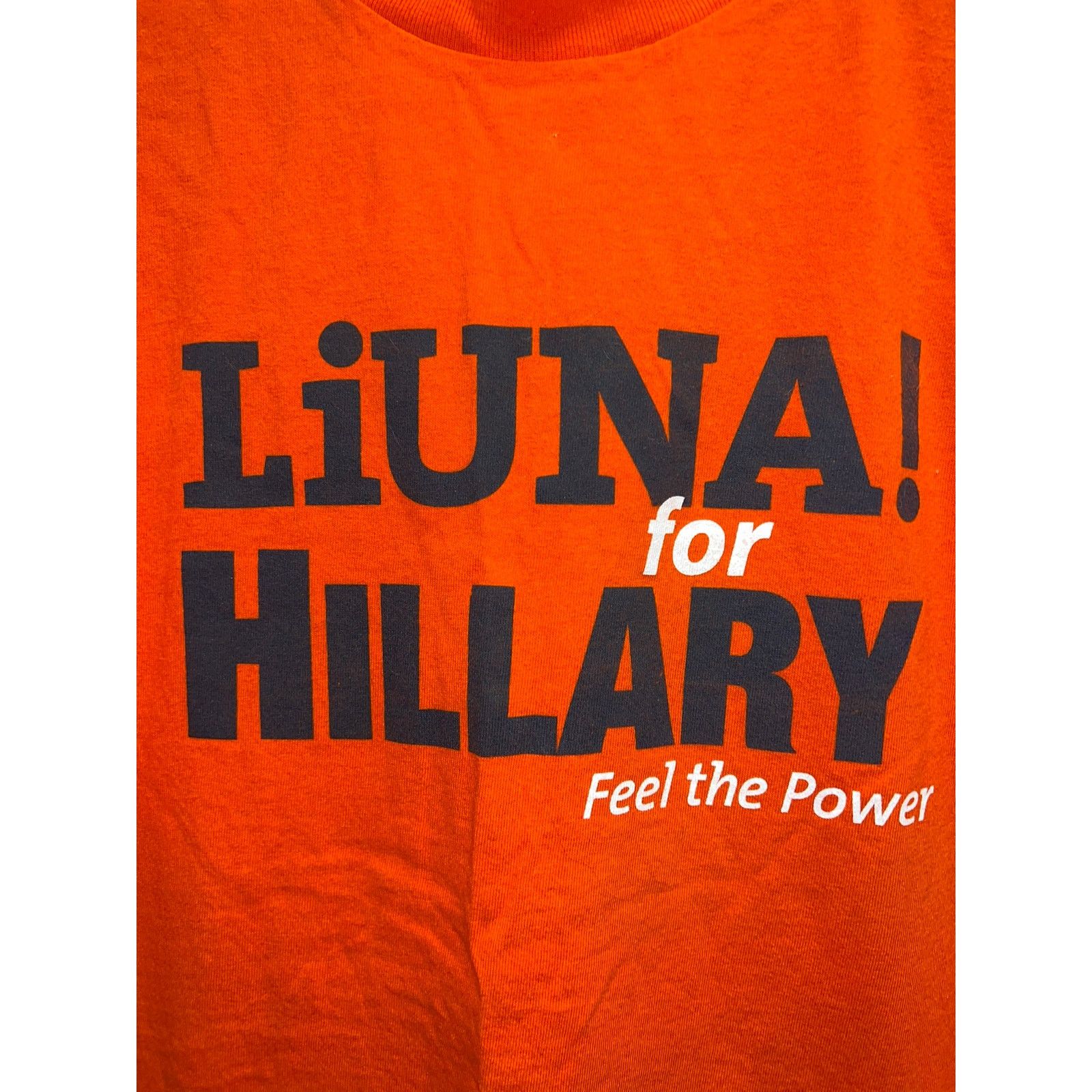 Vintage Union Line UFCW Shirt Local 1646 Liuna For Hillary Clinton Size US XXL / EU 58 / 5 - 3 Thumbnail