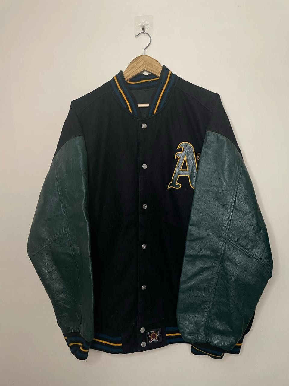 JH Design Oakland Athletics JH Designs Reversible Varsity Jacket Size US XXL / EU 58 / 5 - 1 Thumbnail