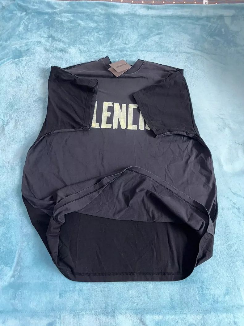 Balenciaga Balenciaga Tape letter LOGO printed round neck short sleev Size US L / EU 52-54 / 3 - 5 Thumbnail
