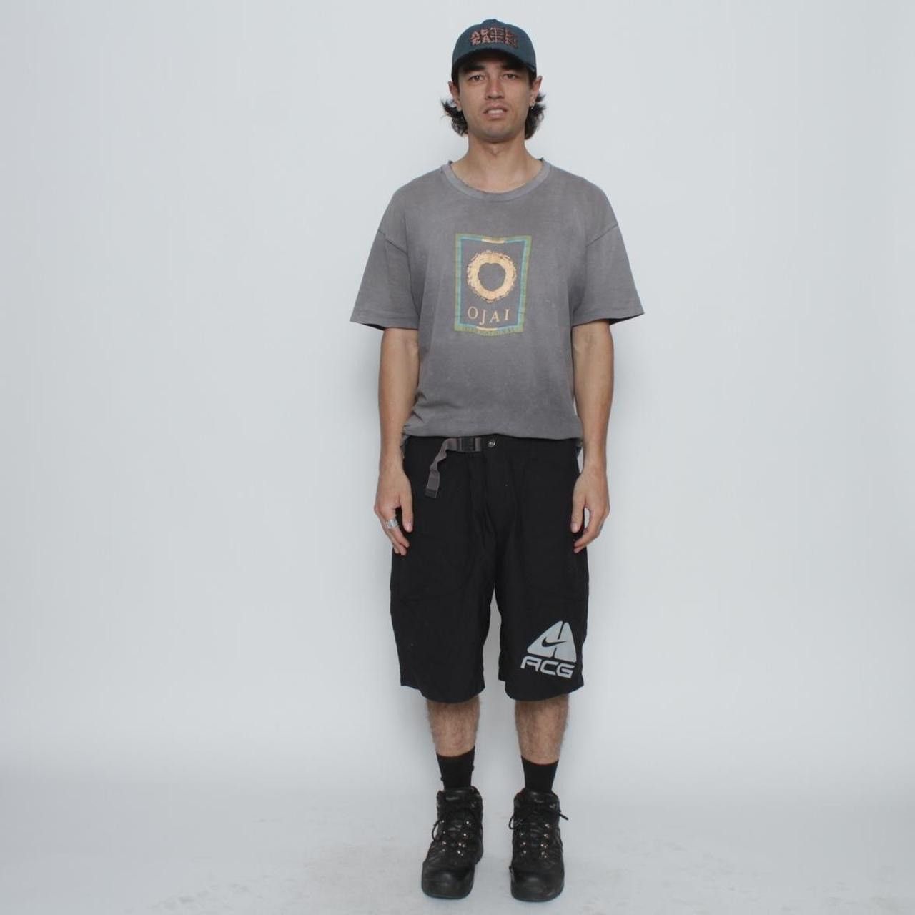 Nike ACG BLACK TECHNICAL LIGHTWEIGHT BIG POCKET SHORTS BY NIKE ACG Size US 37 - 3 Thumbnail