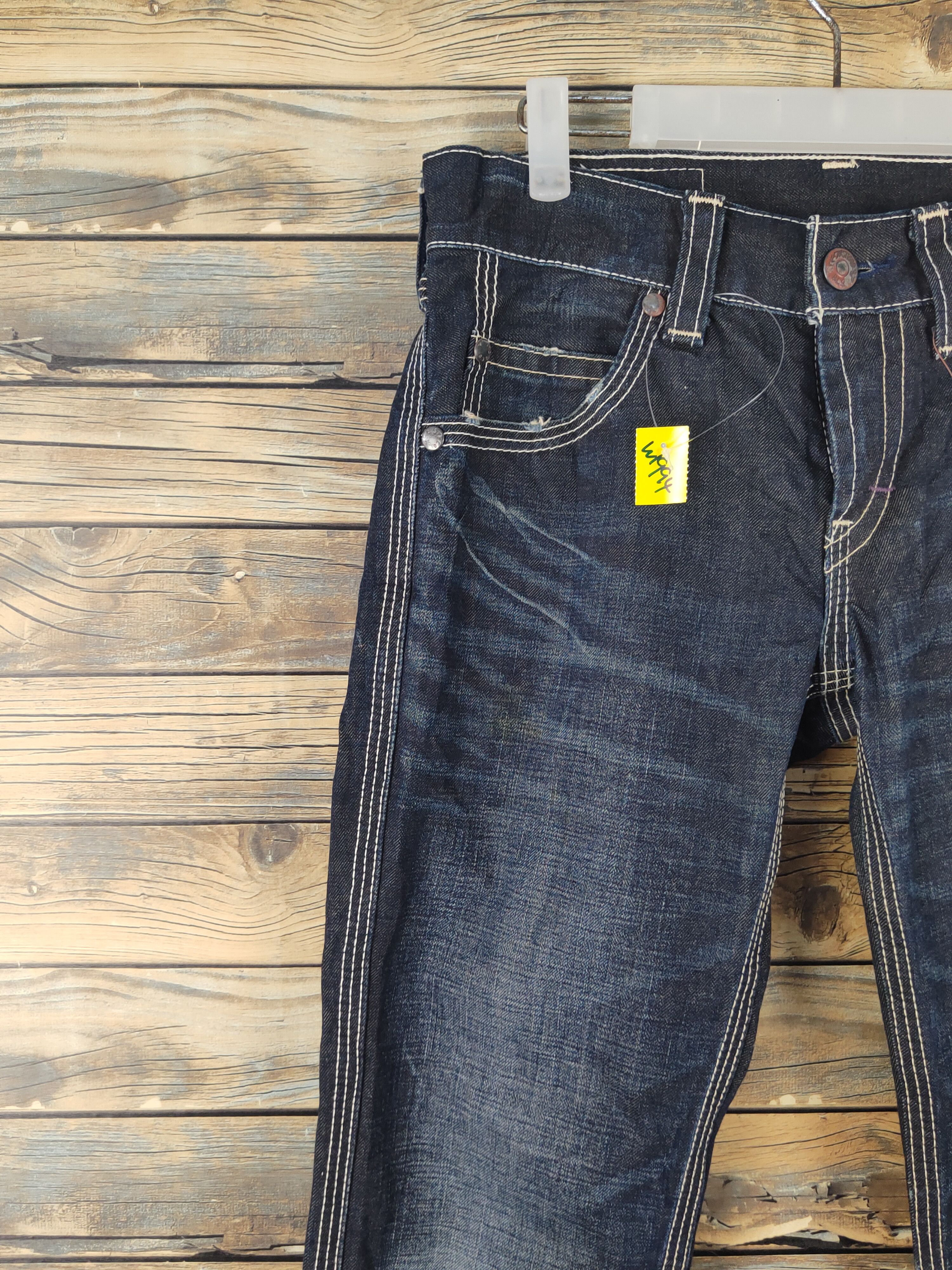Levi's Levi's Black faded Distressed denim Jeans #W1994 Size US 29 - 3 Thumbnail