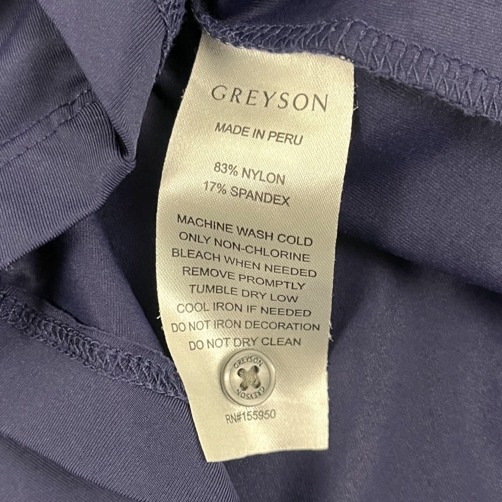 Vintage VINTAGE Greyson Polo Shirt Women Medium Blue Performance Golf Casual Breathable 1991 Logo Mens Size M / US 6-8 / IT 42-44 - 7 Thumbnail