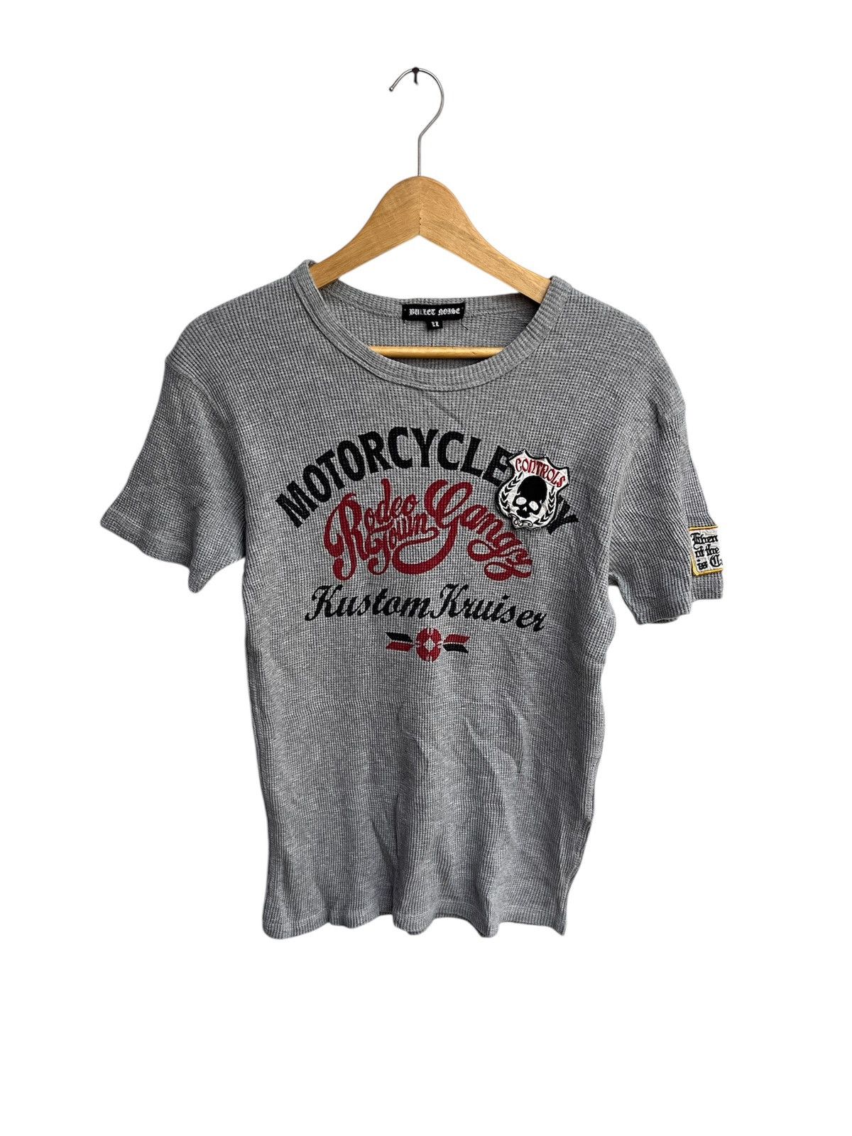 Yasuyuki Ishii Bullet Noise Poem Gohtic Motorcycle Tee Punk Y2K Size US S / EU 44-46 / 1 - 1 Thumbnail