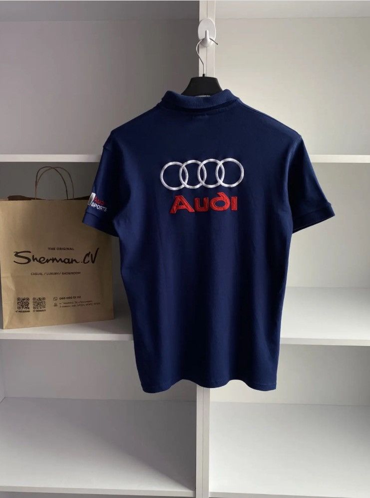 Audi × Vintage Vintage Audi Sports Racing polo tee Size US L / EU 52-54 / 3 - 5 Thumbnail