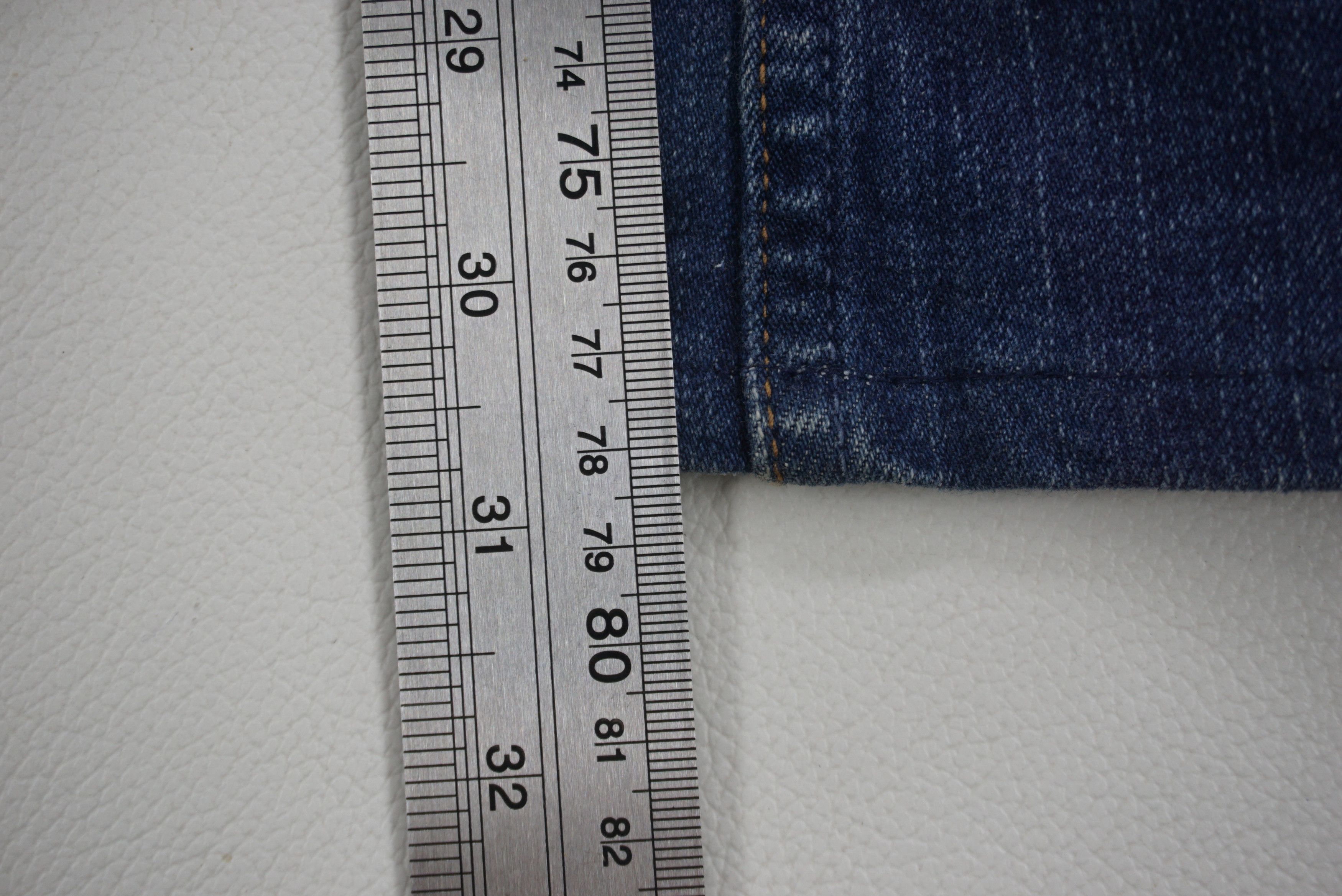 Japanese Brand Hollywood Ranch Market Jeans fit W28xL31 Low Rise Bootcut Size 26" / US 2 / IT 38 - 6 Thumbnail