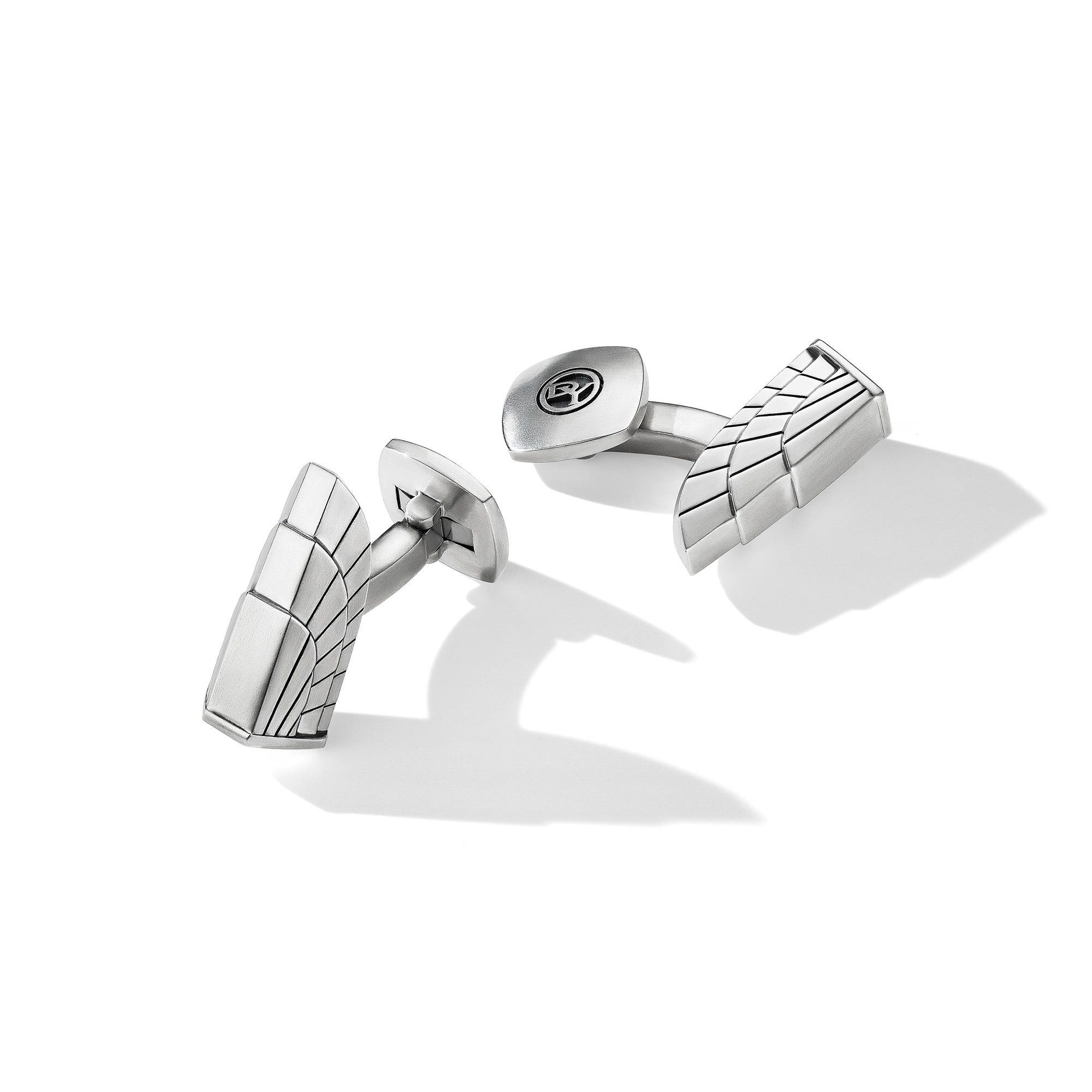 David Yurman o1w1db10426 C0F525 /Size 8 /Empire Cufflinks in Silver Size ONE SIZE - 1 Thumbnail