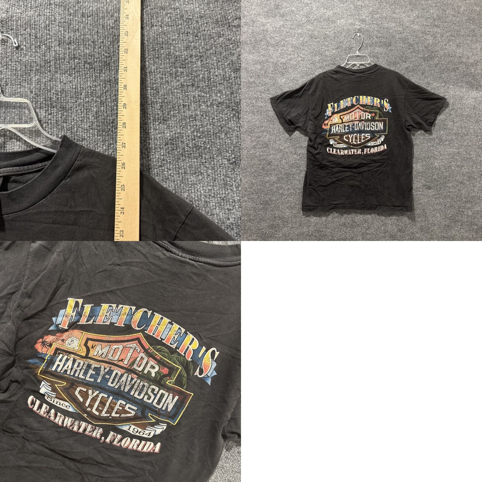 Harley Davidson VINTAGE Harley-Davidson Motorcycle Wild Sport Rattle Snake Black T-Shirt L Mens Size US L / EU 52-54 / 3 - 8 Thumbnail