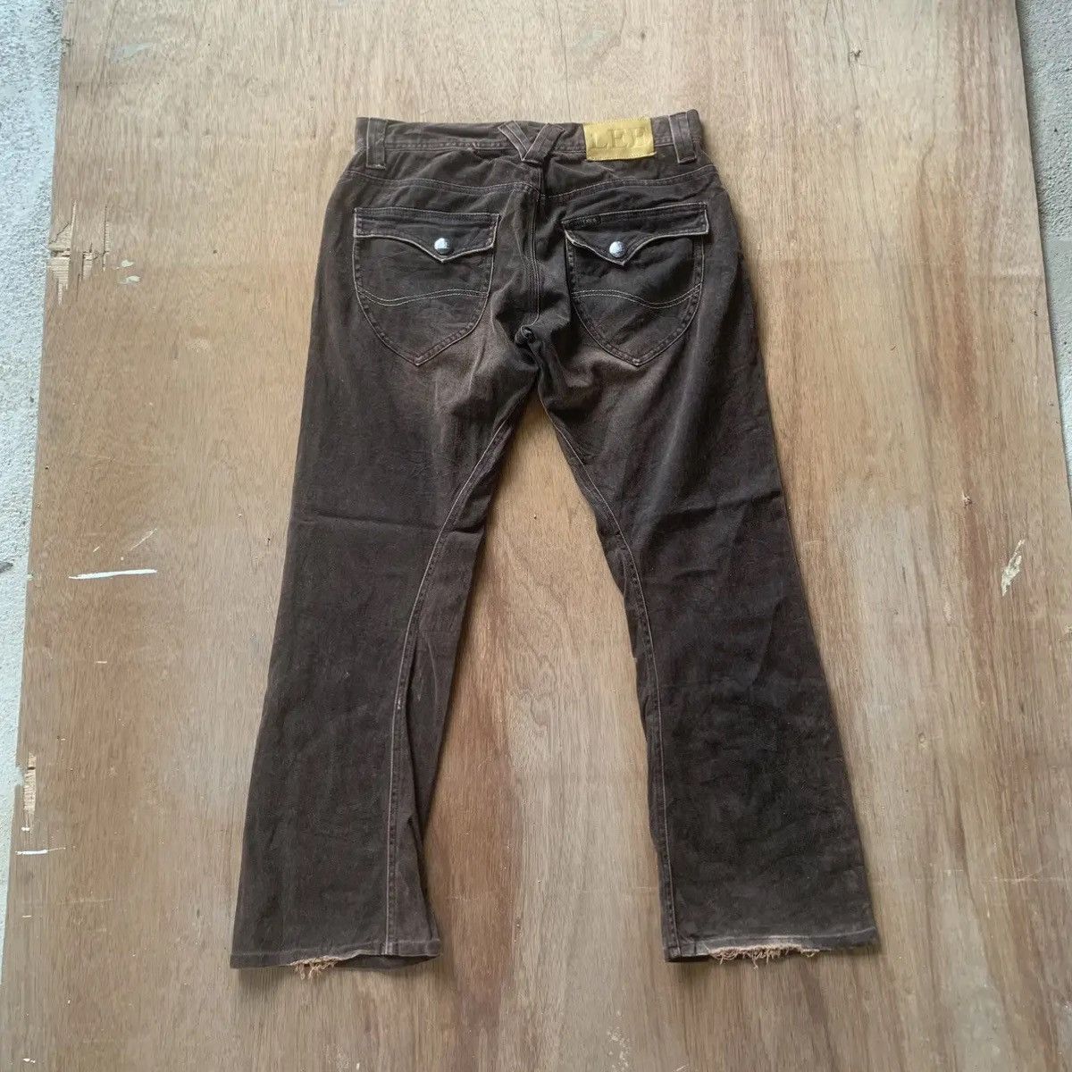 Lee 5-POCKET VINTAGE LEE TROUSERS TWIST PANTS Size US 32 / EU 48 - 7 Thumbnail