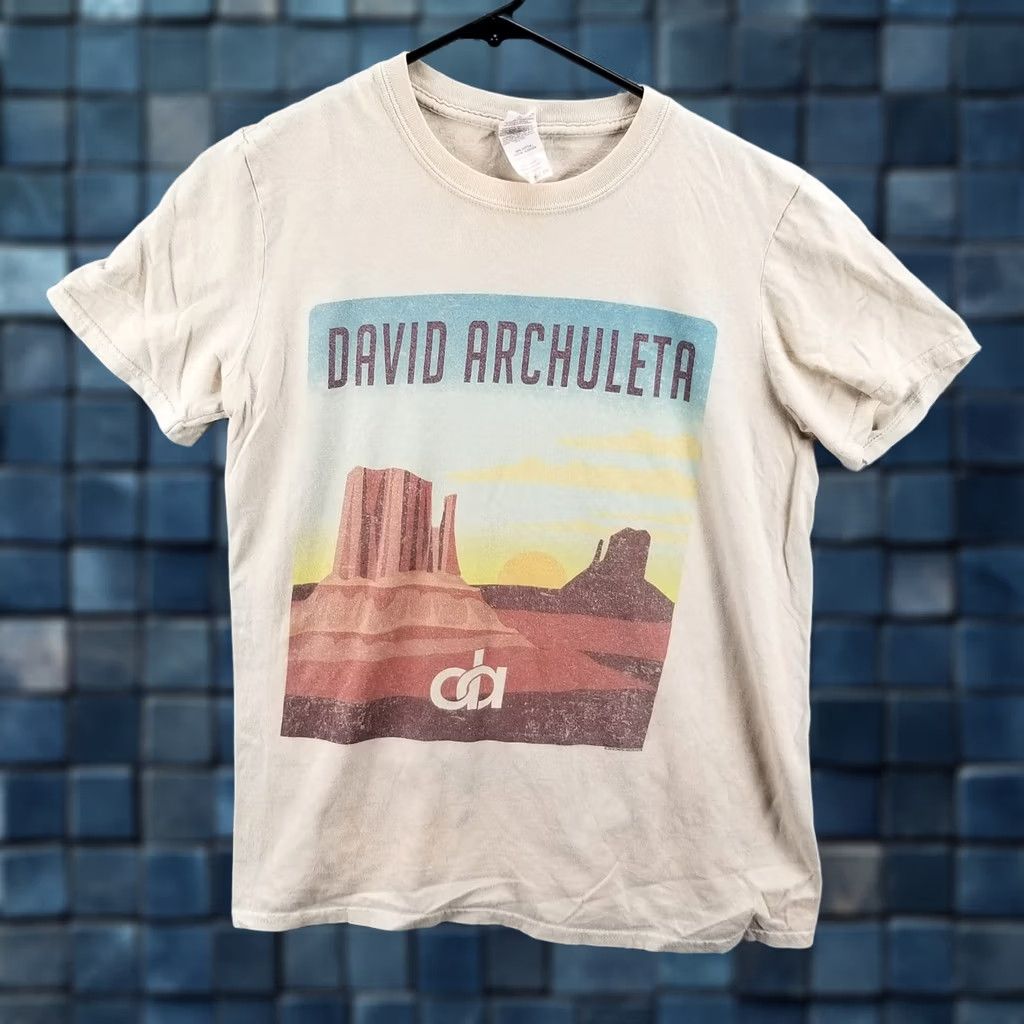 Vintage David Archuleta Shirt T-Shirt Small Red Rock Logo Music Idol Men S Size US S / EU 44-46 / 1 - 1 Thumbnail