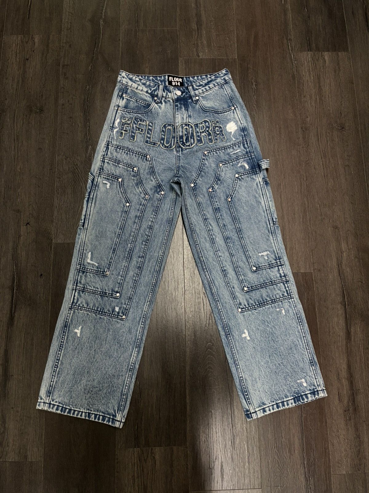 Other Floor 914 Triple Knee Jeans Size US 34 / EU 50 - 1 Thumbnail