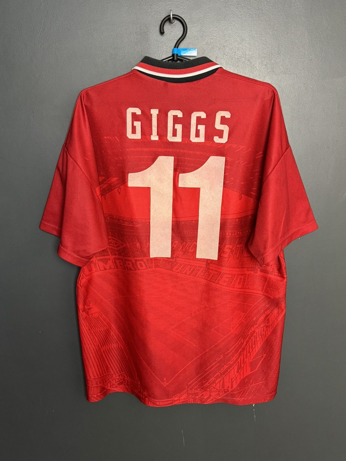 Umbro Manchester United 94/95 Home Giggs Football Jersey T-Shirt Size US M / EU 48-50 / 2 - 1 Thumbnail