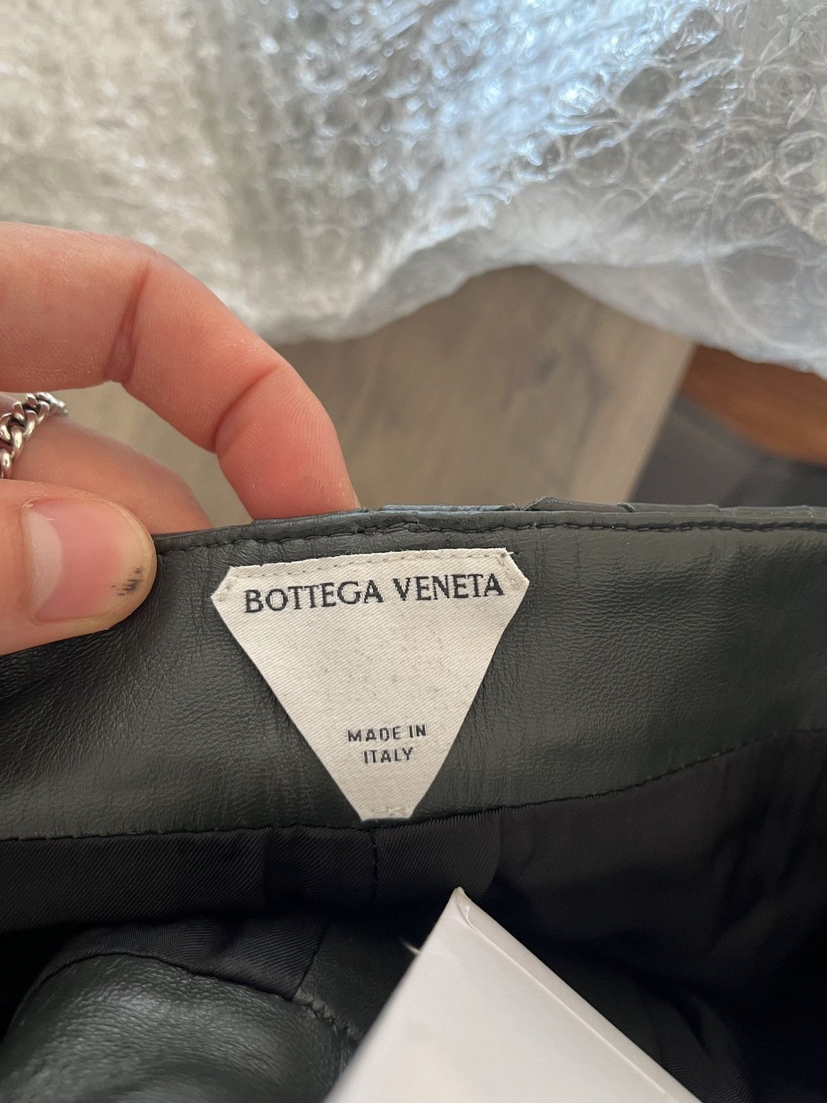 Bottega Veneta Intrecciato Leather Trousers Size US 32 / EU 48 - 13 Thumbnail