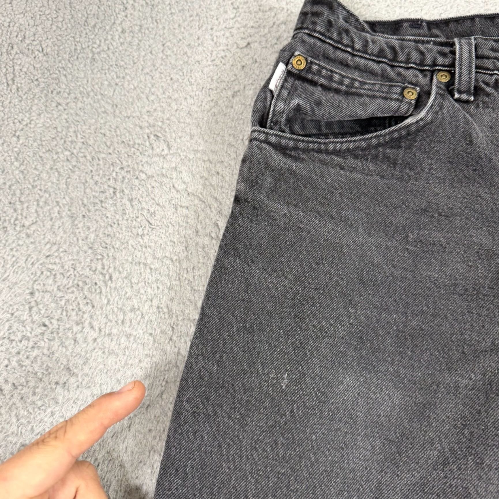 Carhartt VTG Carhartt Jeans Mens 32x29 Relaxed Fit Tapered Denim Pant Jeans DISTRESSED Size US 32 / EU 48 - 4 Thumbnail