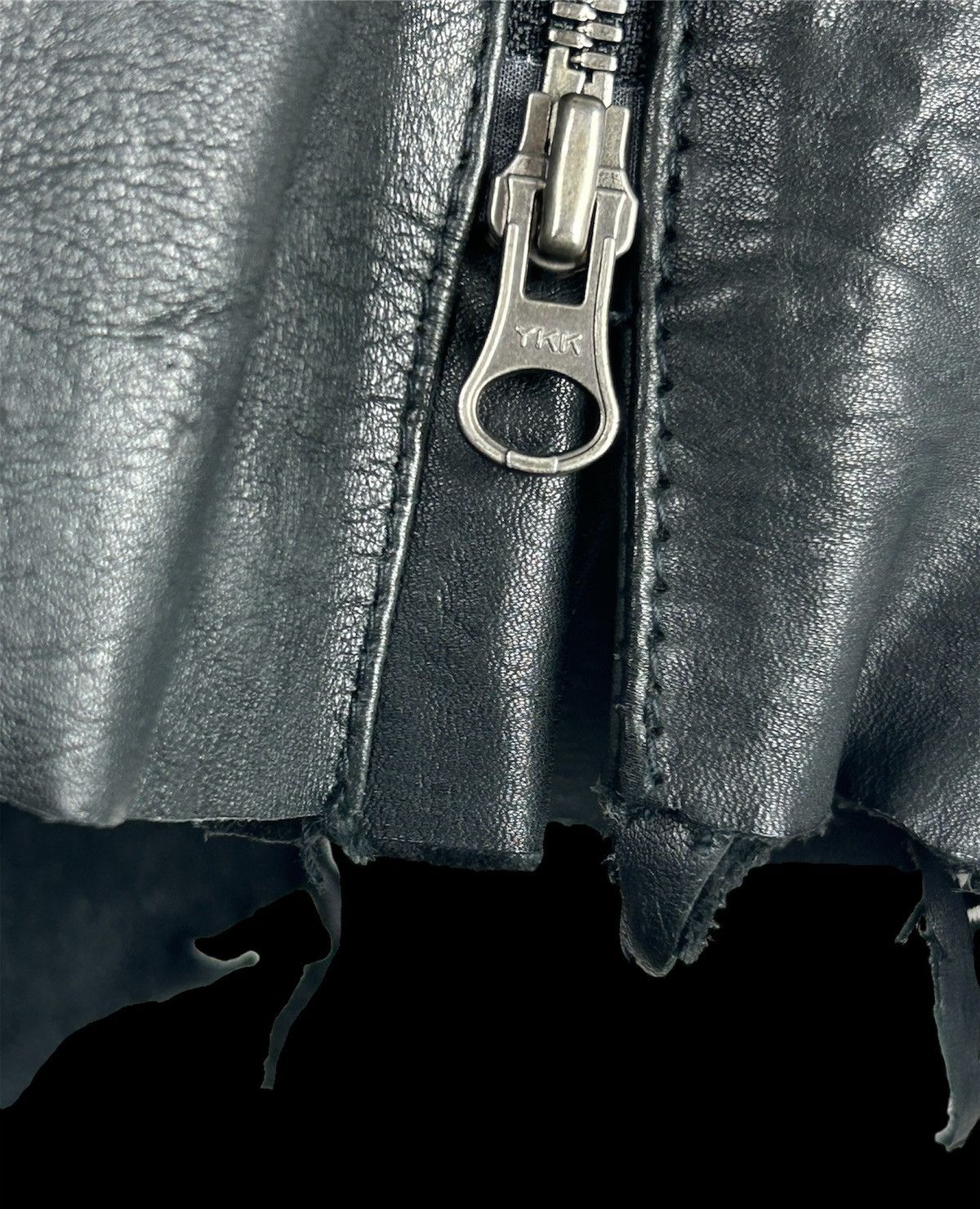 Yasuyuki Ishii Yasuyuki Ishii 90’s Asymmetric Double Leather Coat Size US S / EU 44-46 / 1 - 12 Thumbnail