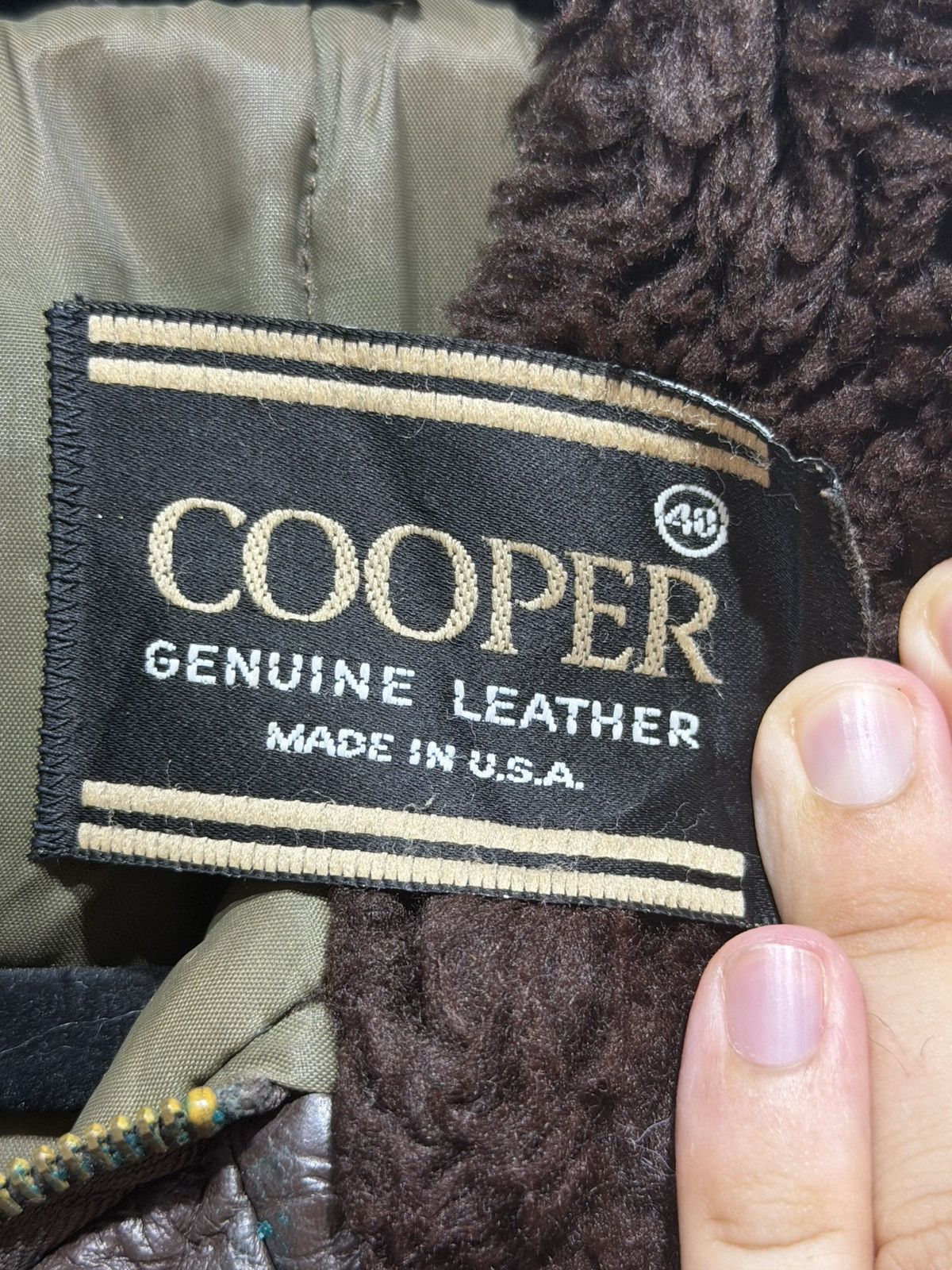 Cooper Vintage Cooper flight Jacket Size US M / EU 48-50 / 2 - 3 Thumbnail