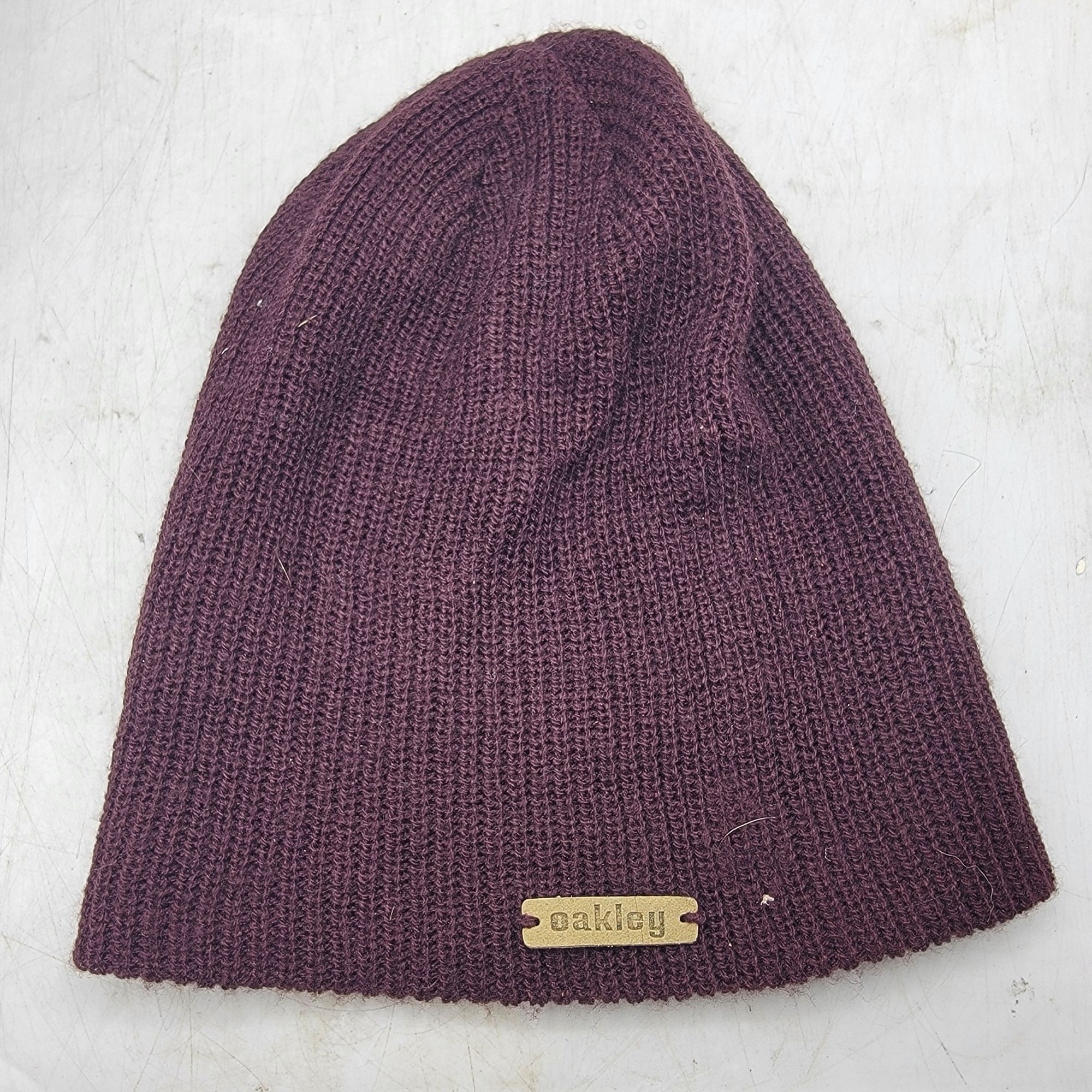 Oakley Oakley Adults Purple Beanie Casual Outdoors Lightweight Comf Size ONE SIZE - 1 Thumbnail