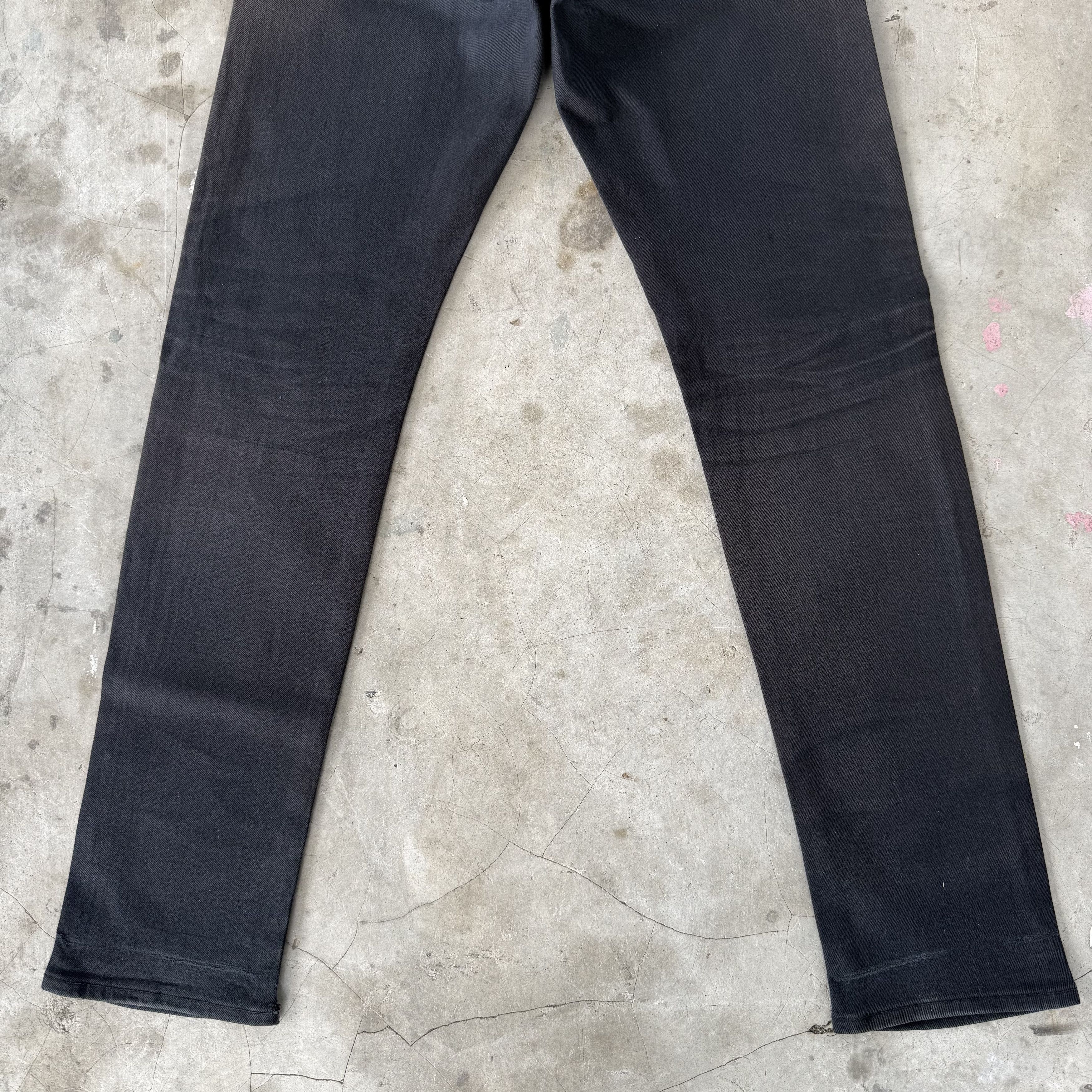Black Label Vintage Japanese Brand Slim Fit Selvedge Denim Size US 33 - 10 Thumbnail