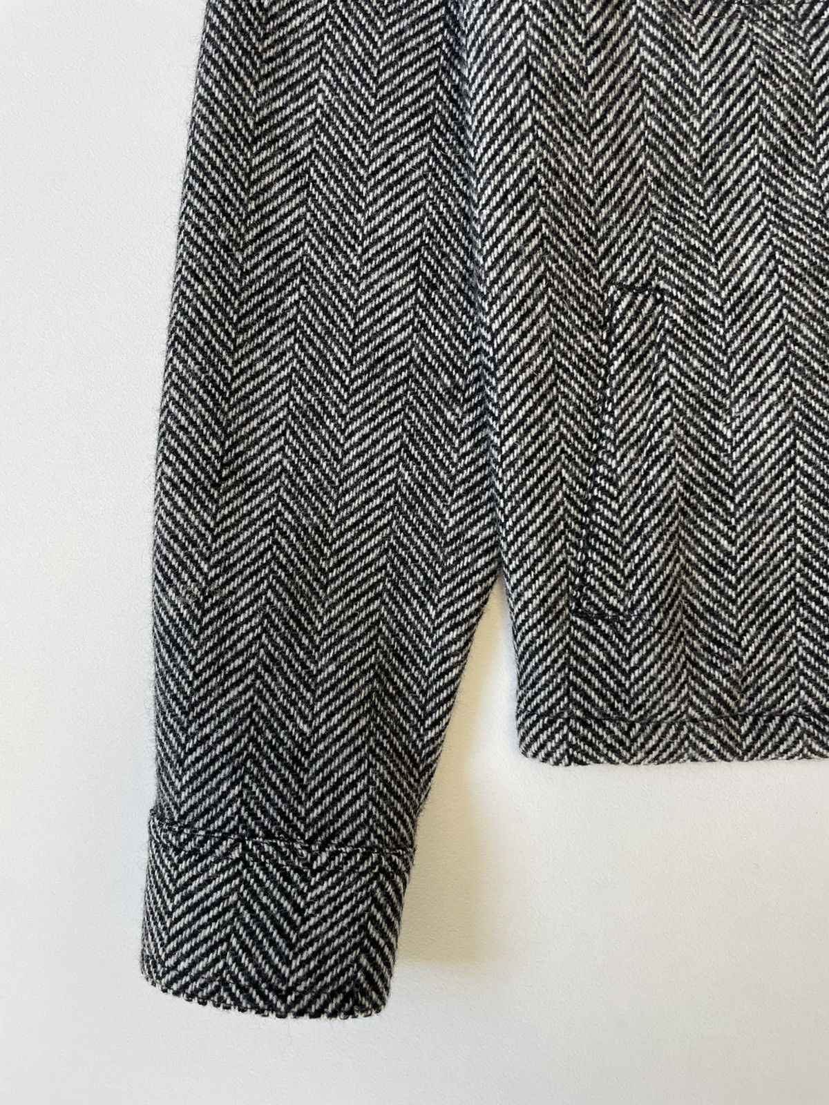 Maison Margiela A/W 19 ‘Chevron Wool’ Trucker Jacket Size US M / EU 48-50 / 2 - 9 Thumbnail