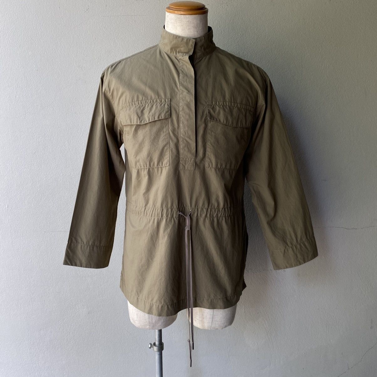 Paul Smith Paul Smith Khaki Mandarin Collar Utility Shirt Size XS / US 0-2 / IT 36-38 - 8 Thumbnail