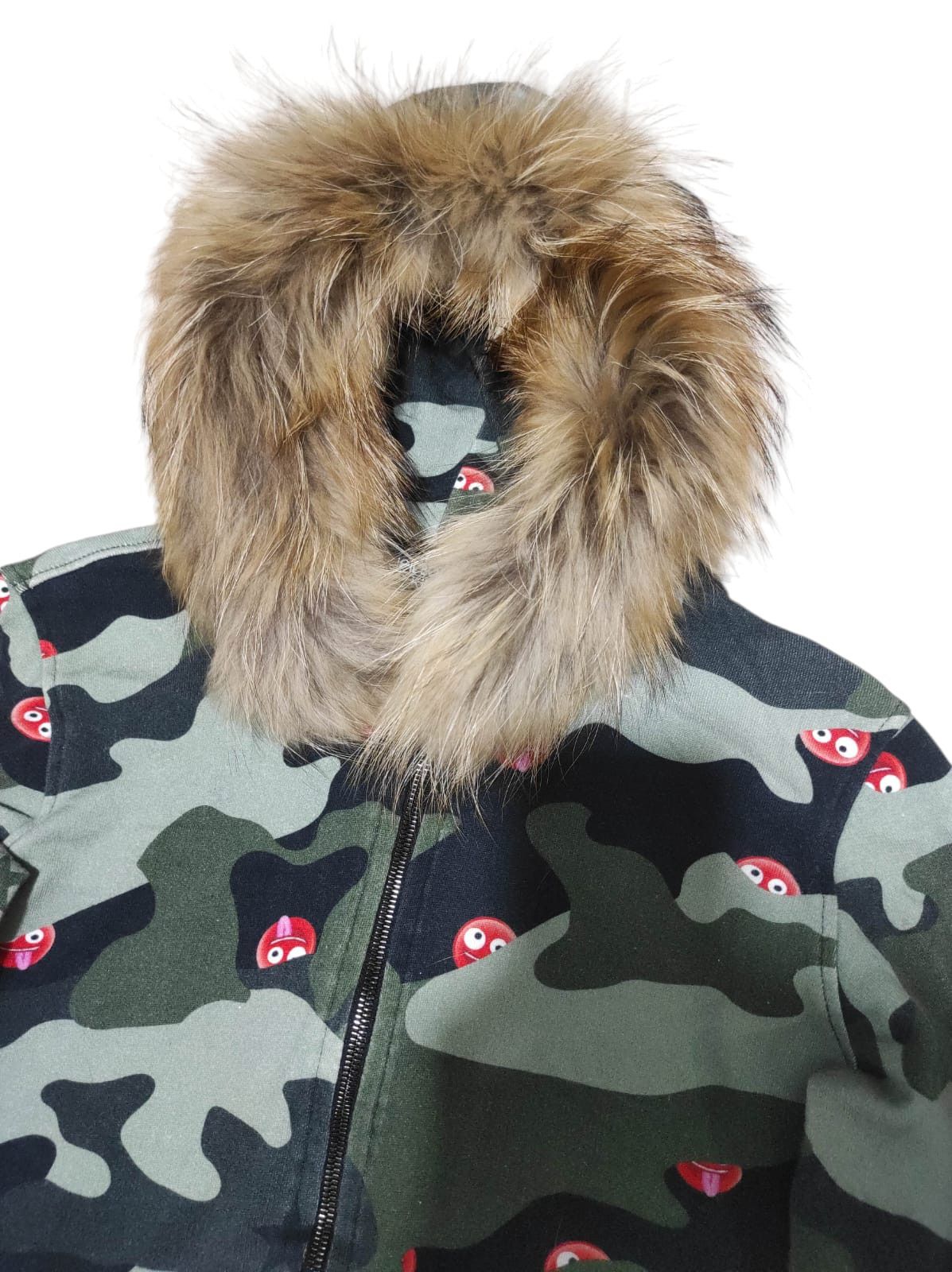 Neil Barrett Neil Barrett Kids Fur Hoodie Size US XXS / EU 40 - 4 Thumbnail