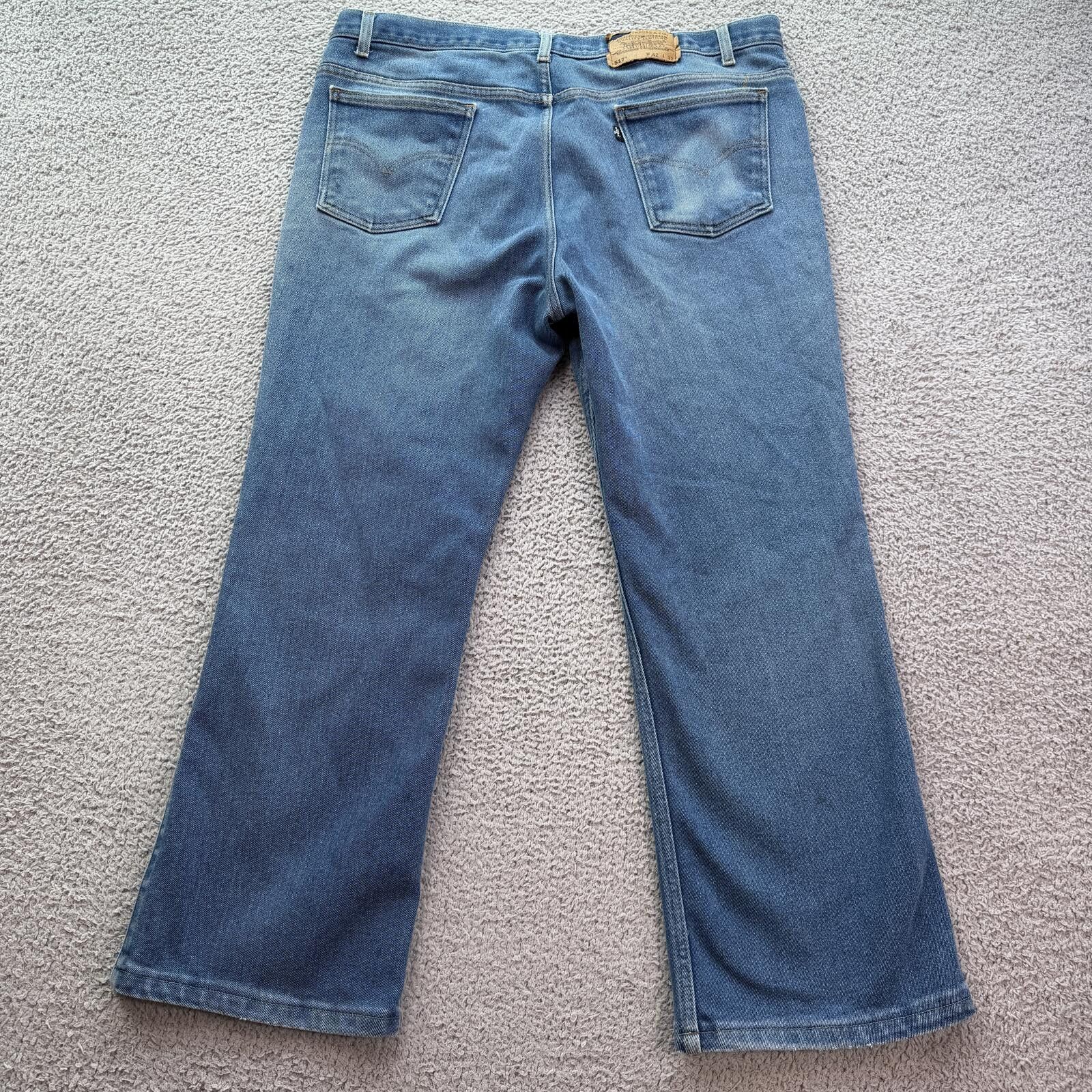 Levi's Levis 517 Bootcut Jeans Mens 40x29 Blue Distressed Faded Y2K Size US 40 / EU 56 - 2 Thumbnail
