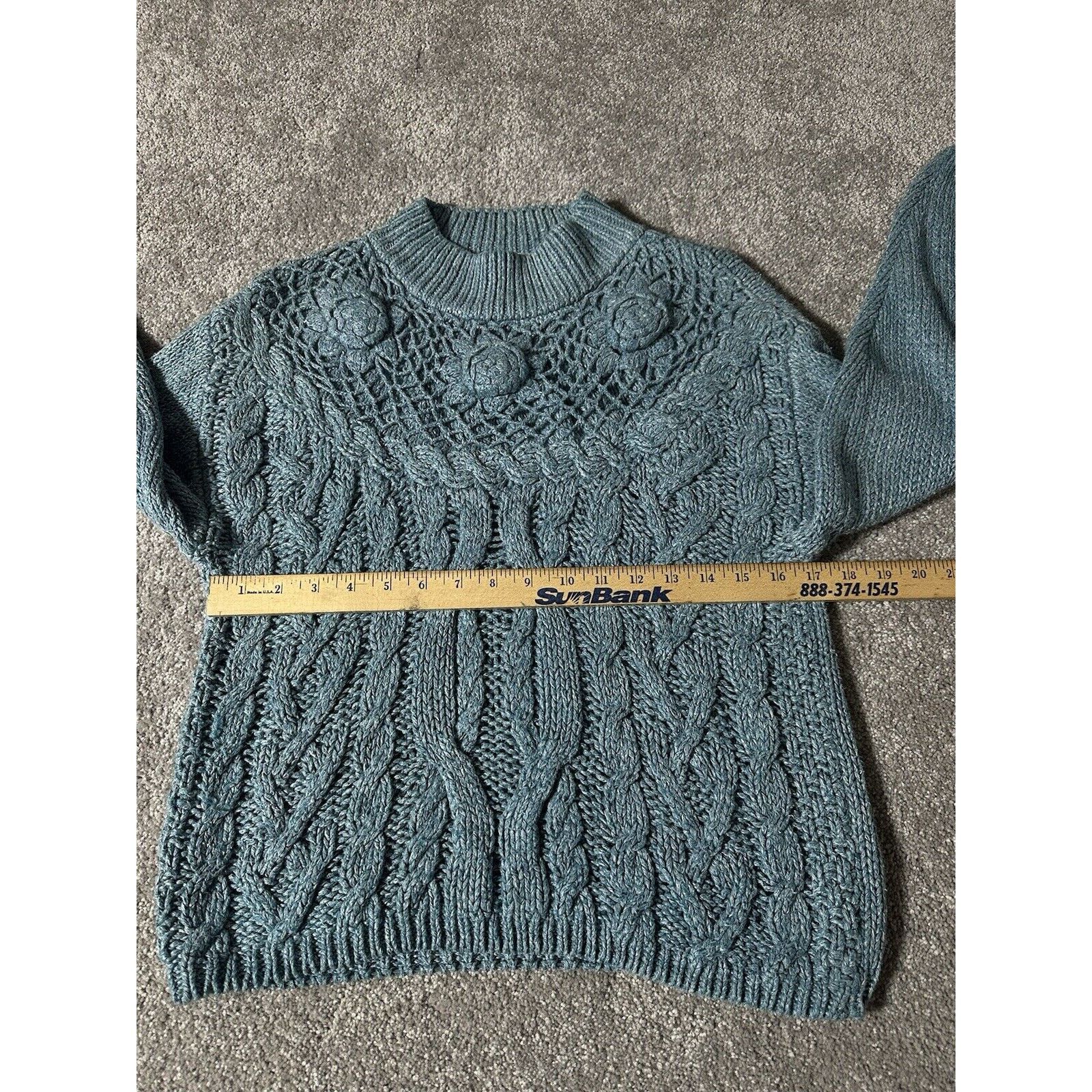 Other Vtg 90s Shenanigans Hand Knit Sweater M Cottagecore Grandma Size M / US 6-8 / IT 42-44 - 7 Thumbnail
