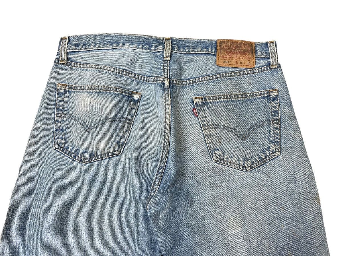 Levi's Vintage Levi’s 501 Jeans Faded Distressed Streetwear Size US 36 / EU 52 - 3 Thumbnail