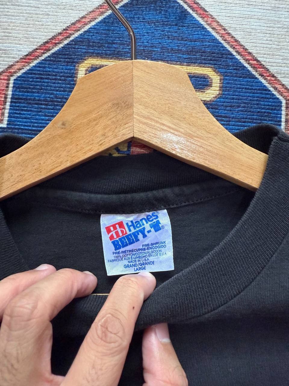 WWE Vintage RARE WWF Ichiban Hulk Hogan Ax-Bomber Shirt Size US L / EU 52-54 / 3 - 5 Thumbnail