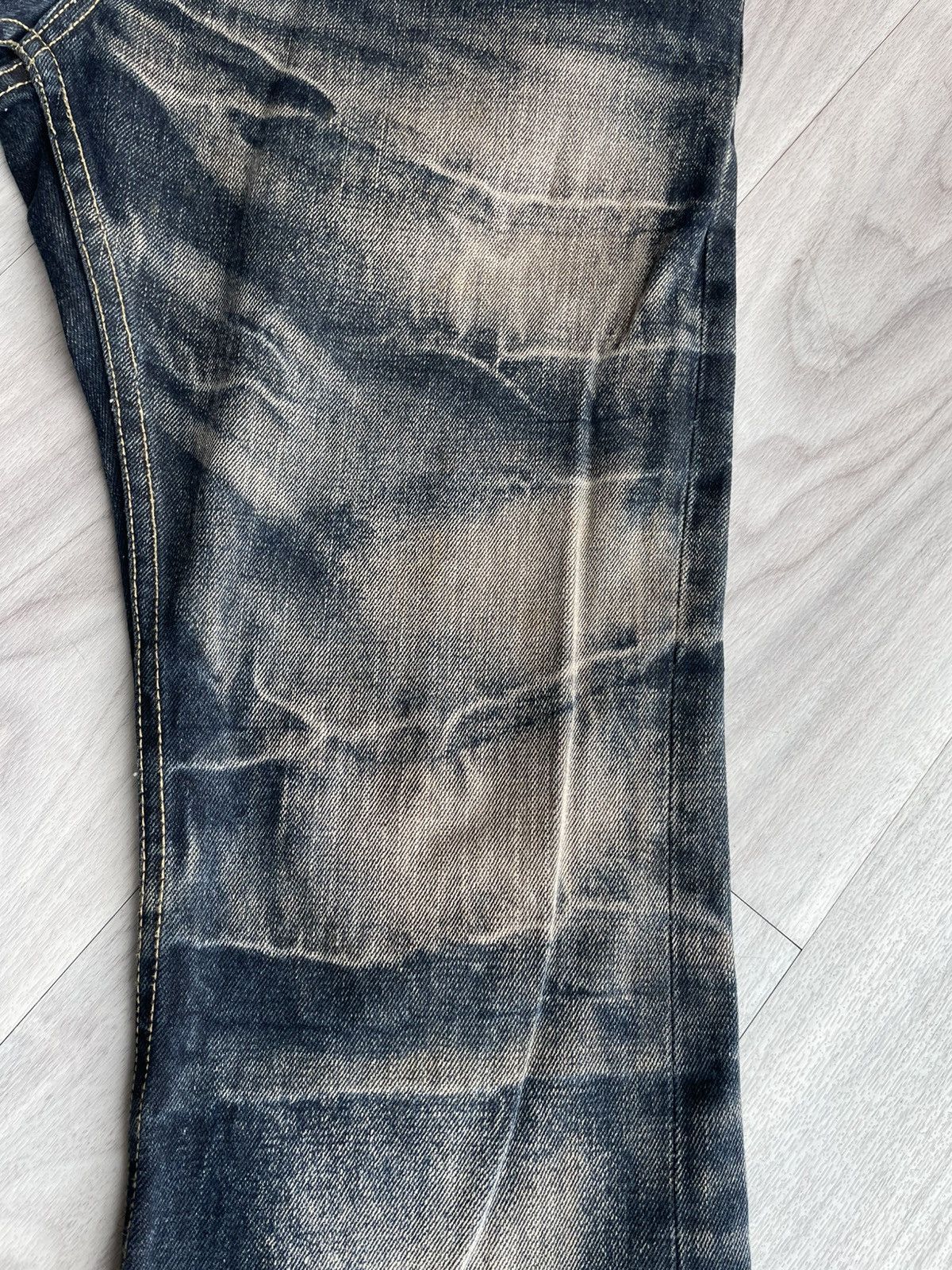 semanticdesign Semantic Design Punk Style Flare Denim Pants Size US 34 / EU 50 - 16 Thumbnail