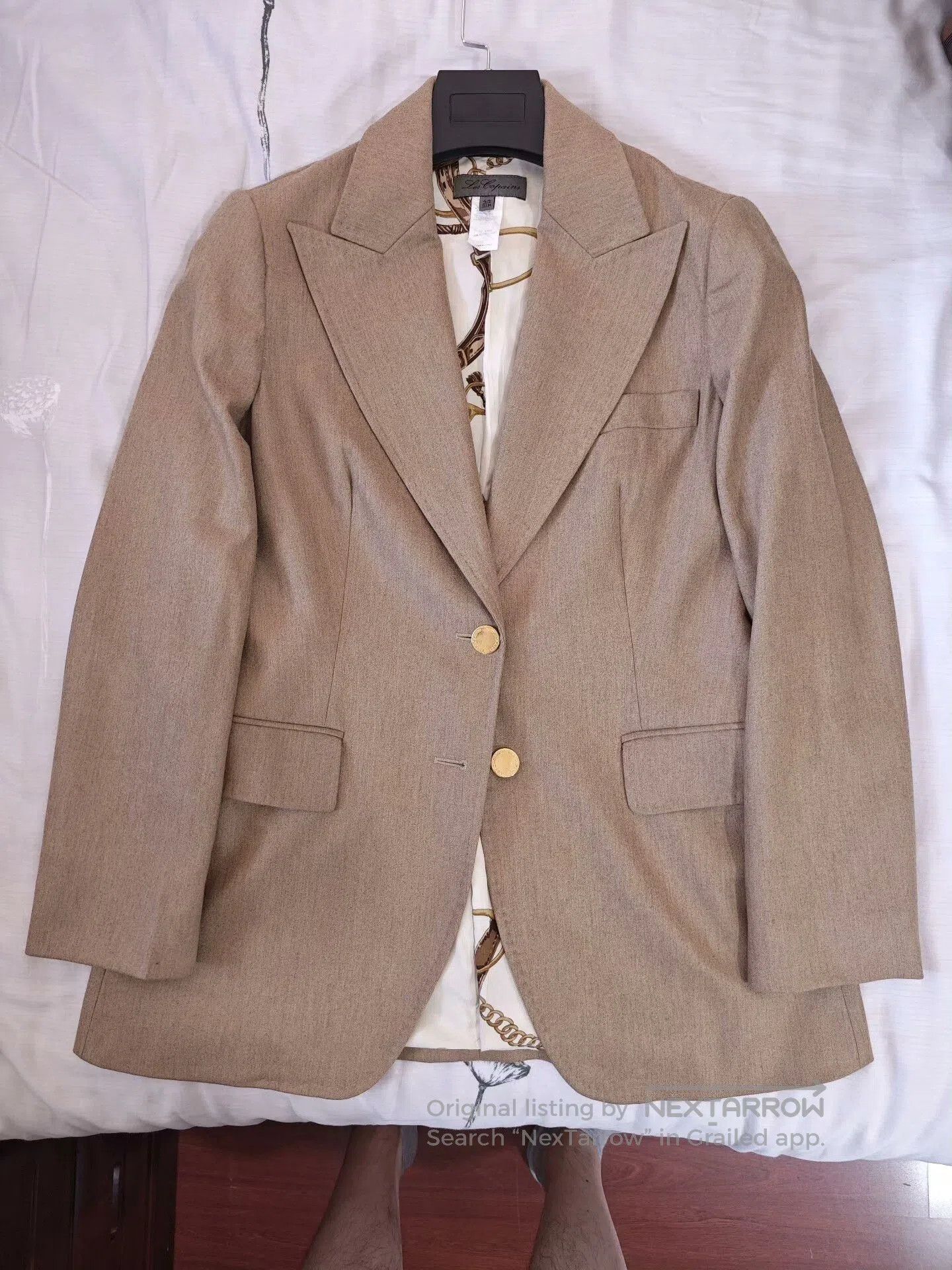 Other Italian Wool Blend Blazer with Gold Buttons. Size M / US 6-8 / IT 42-44 - 5 Thumbnail