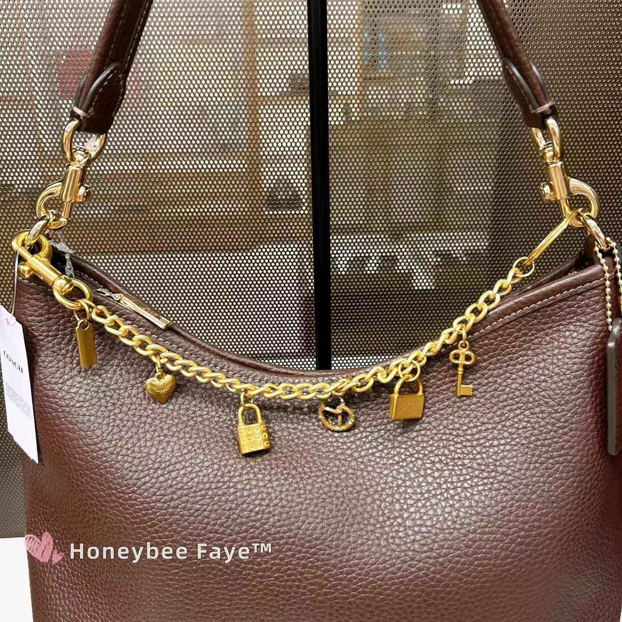 Coach Laurel Shoulder Bag CR148 Gold/Maple Size ONE SIZE - 3 Thumbnail