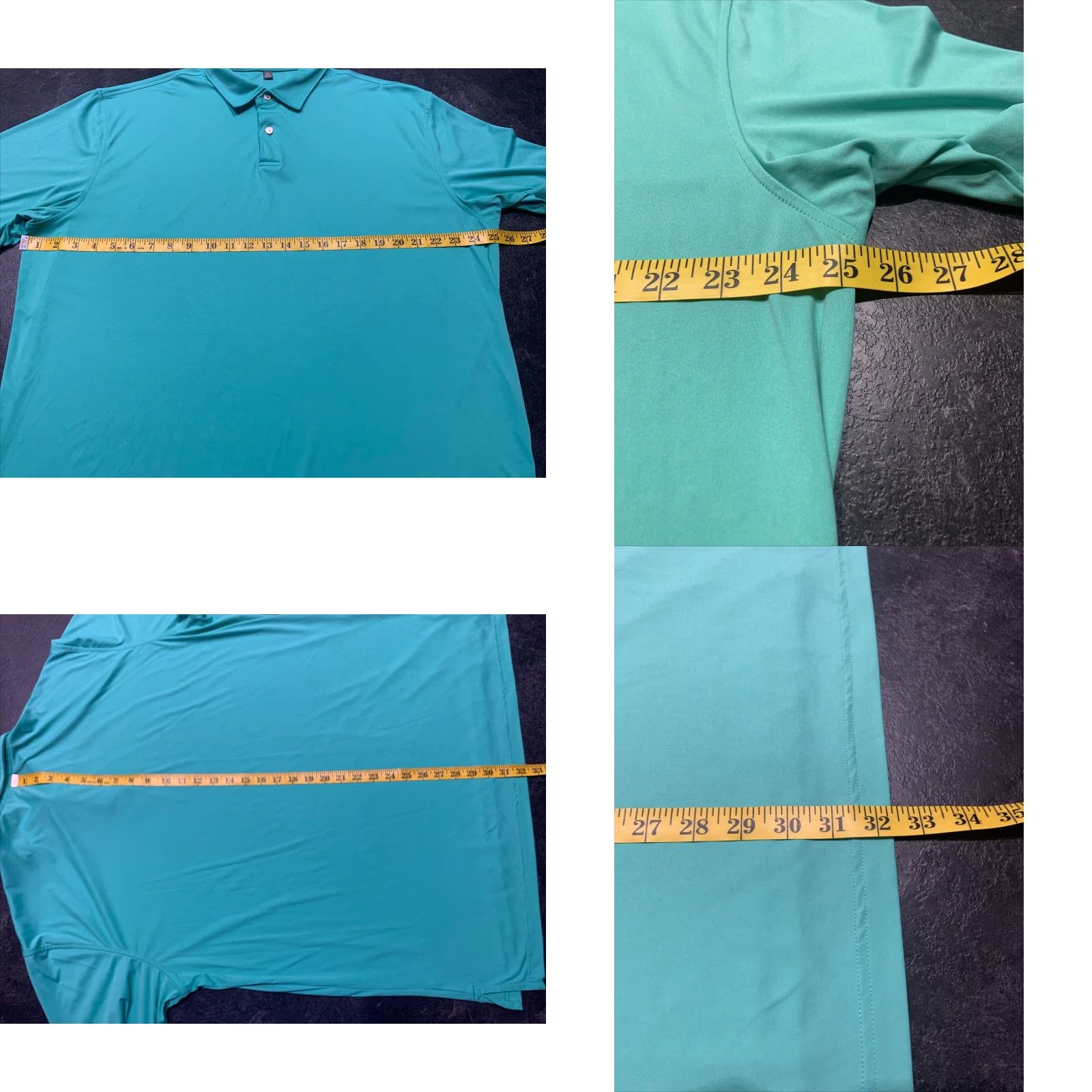 Peter Millar Peter Millar Summer Comfort Men XL Golf Polo Shirt Short Sleeve Green Stretch Casual Size US XL / EU 56 / 4 - 8 Thumbnail
