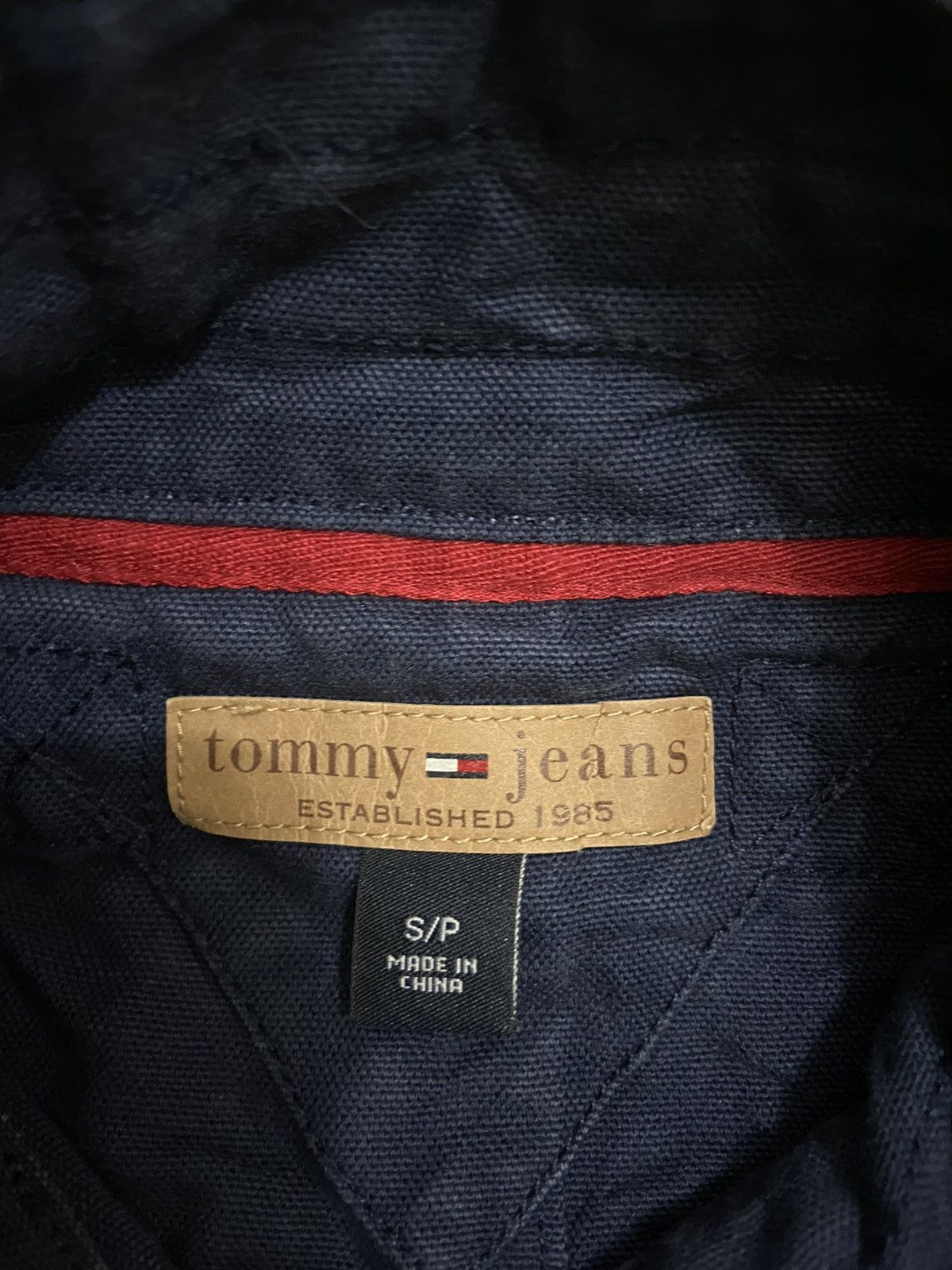 Tommy Hilfiger × Vintage Vintage Tommy jeans denim parka jacket Size S / US 4 / IT 40 - 5 Thumbnail