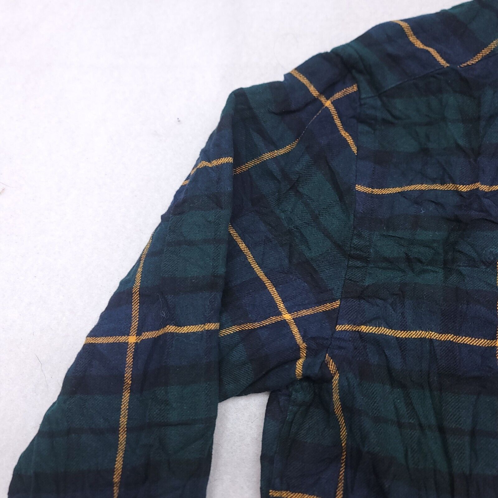 H&M H&M LOGG Tartan Flannel Button Up Shirt Mens Size M Green Size US M / EU 48-50 / 2 - 4 Thumbnail
