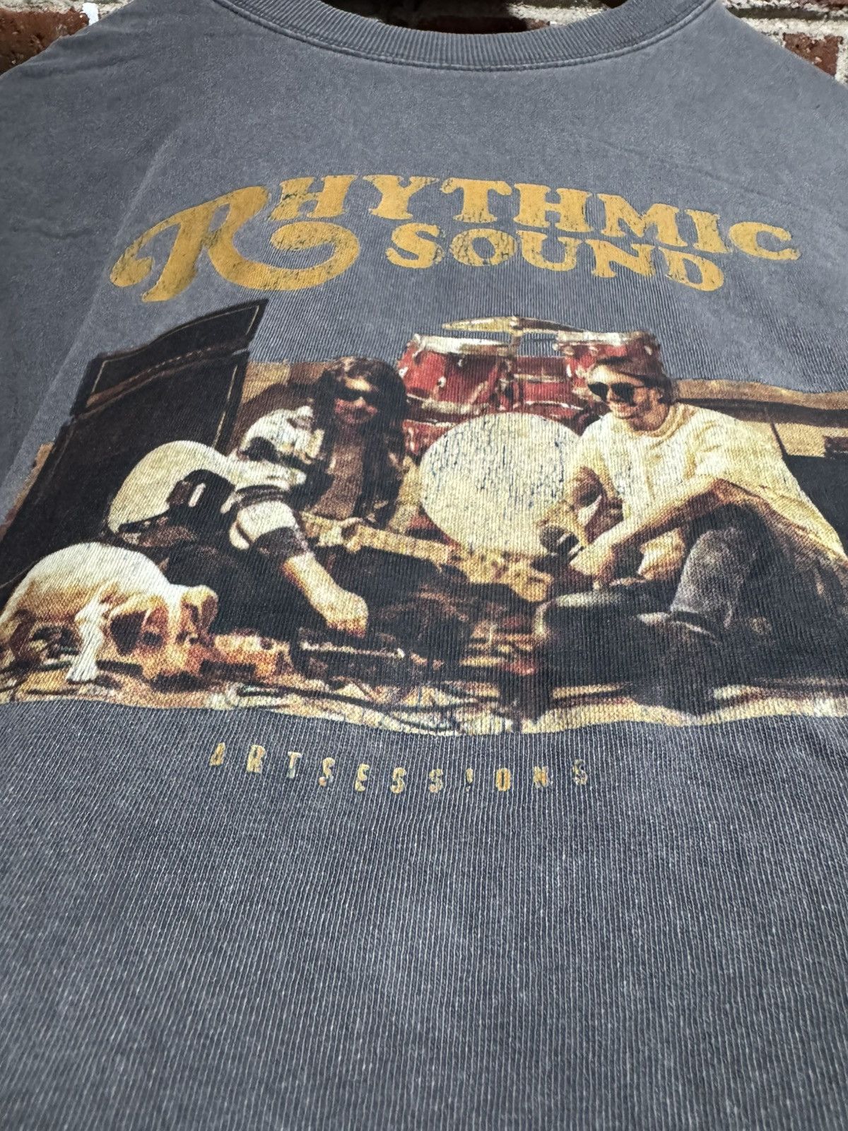 Band Tees × Vintage RHYTHMIC SOUND T SHIRT Size US XL / EU 56 / 4 - 4 Thumbnail