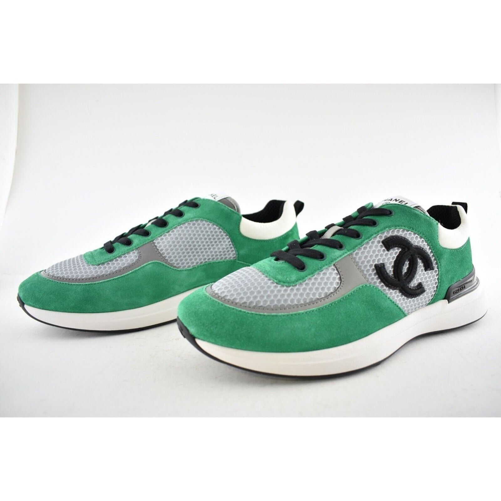 Chanel Chanel 22P CC Logo Low Top Lace Up Trainer Sneaker 45 12 Size US 12 / EU 45 - 9 Thumbnail