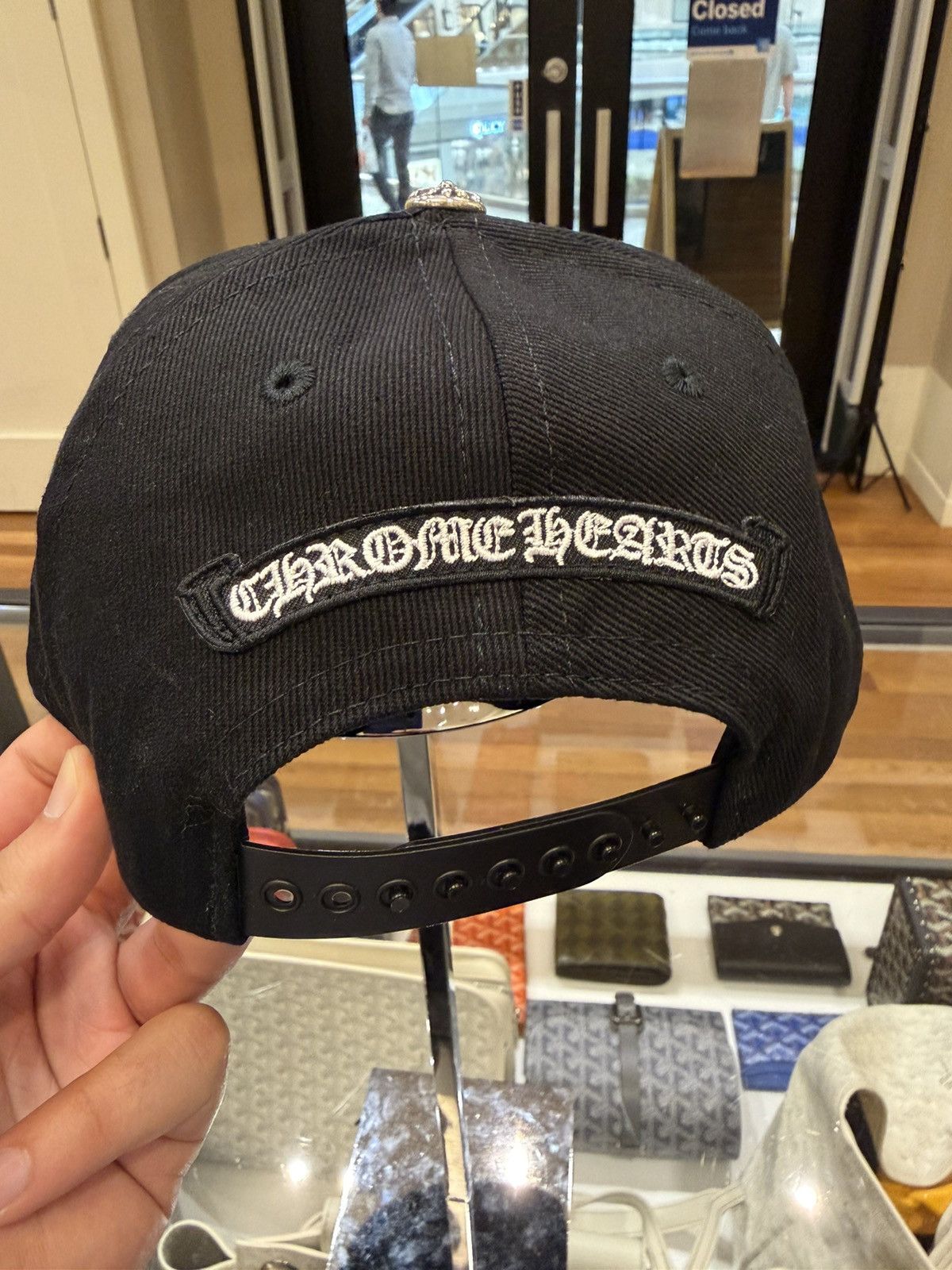 Chrome Hearts Chrome Hearts Denim Horseshoe Baseball Snapback Size ONE SIZE - 2 Thumbnail
