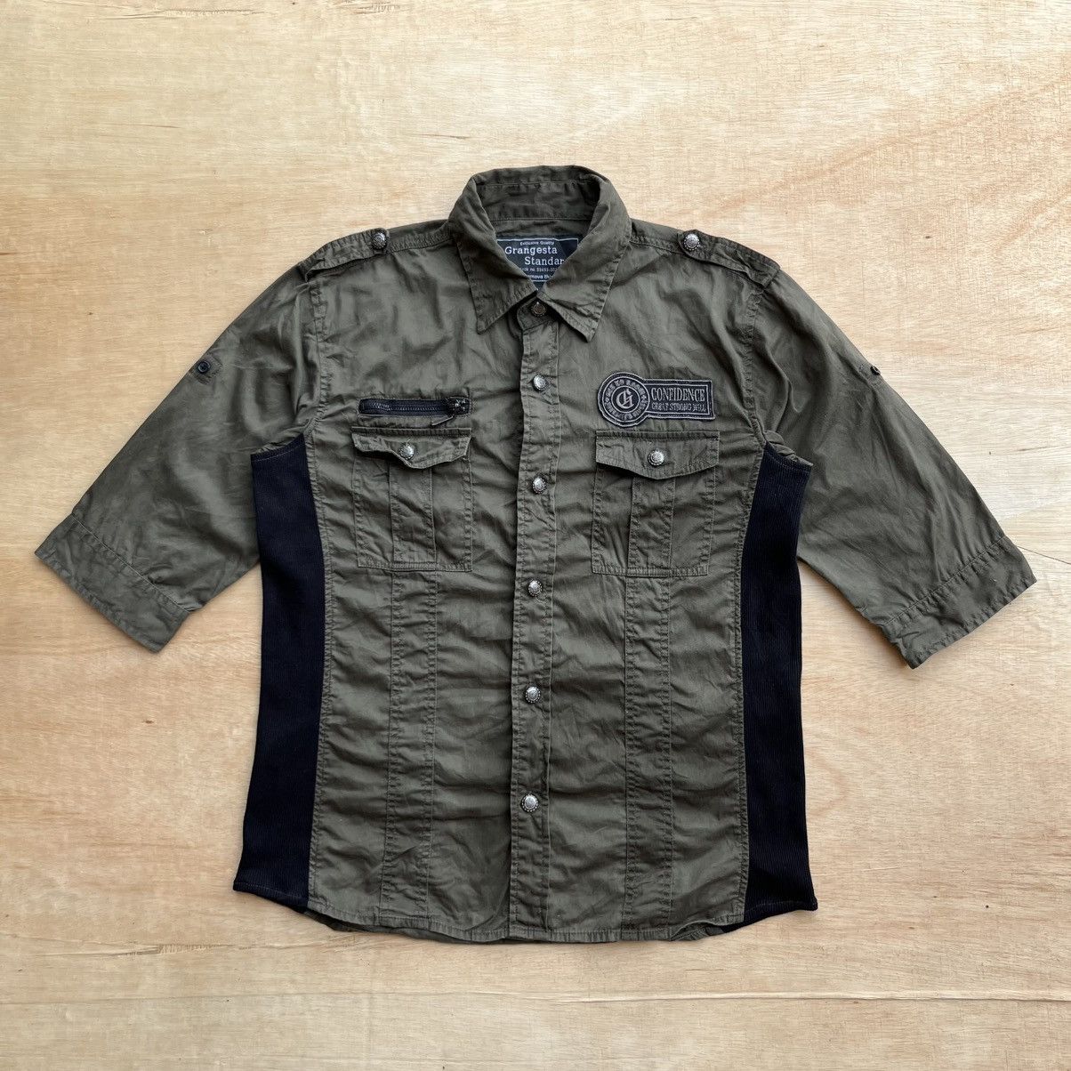 Japanese Brand GRANGESTA STANDARD MESH PUNK ANARCHY INSPIRED Y2K LGB KMRII Size US L / EU 52-54 / 3 - 1 Thumbnail