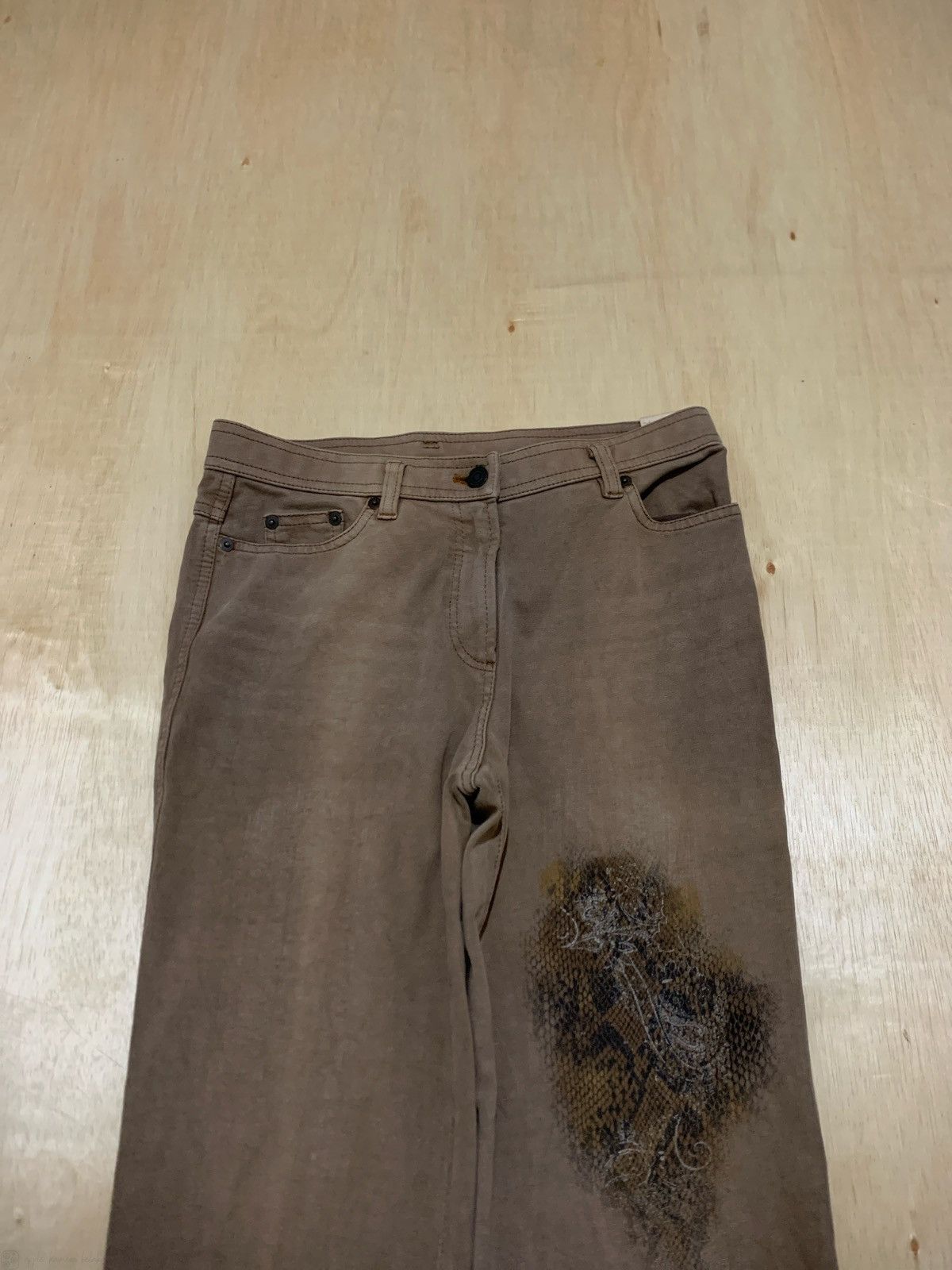 If Six Was Nine × Japanese Brand × Vintage Vintage Japanese GK Snake Scales Pants Size US 28 / EU 44 - 4 Thumbnail