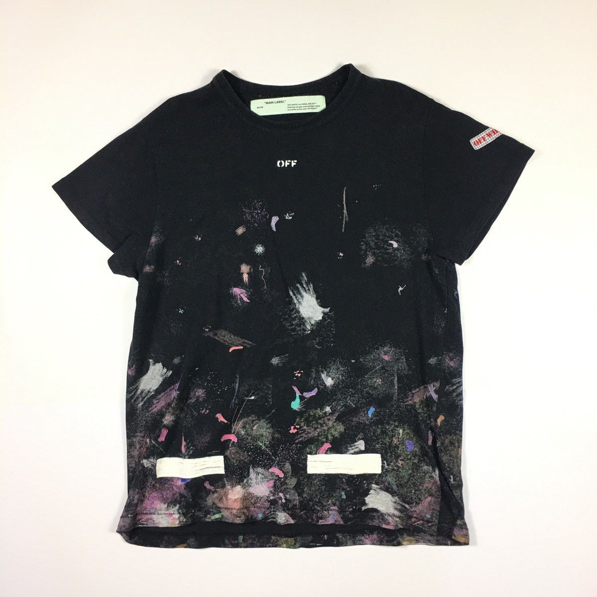 Off white galaxy tee best sale