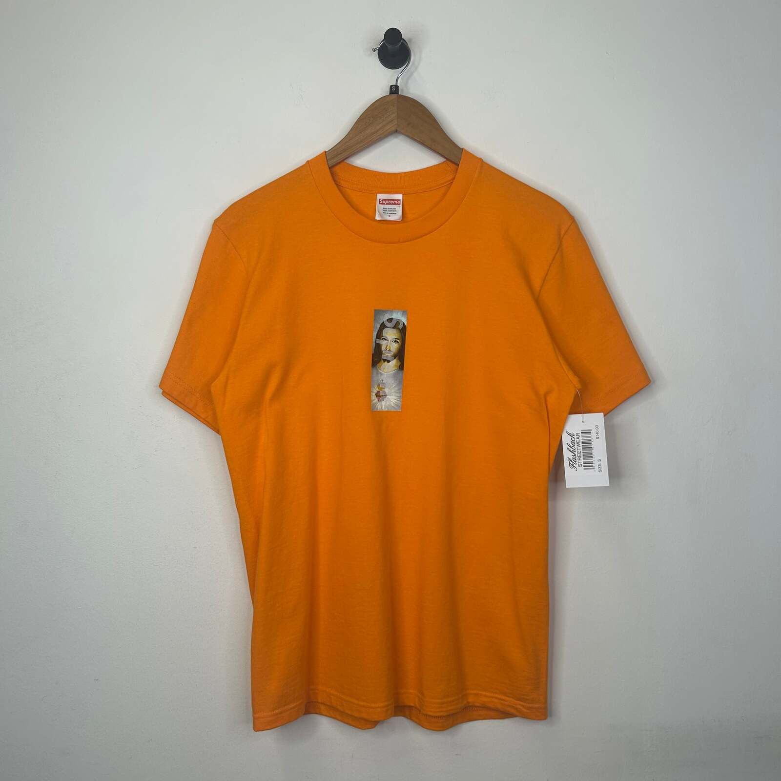 Supreme Supreme FW26 Jesus Prayer Card Box Logo Gray T-Shirt | Grailed