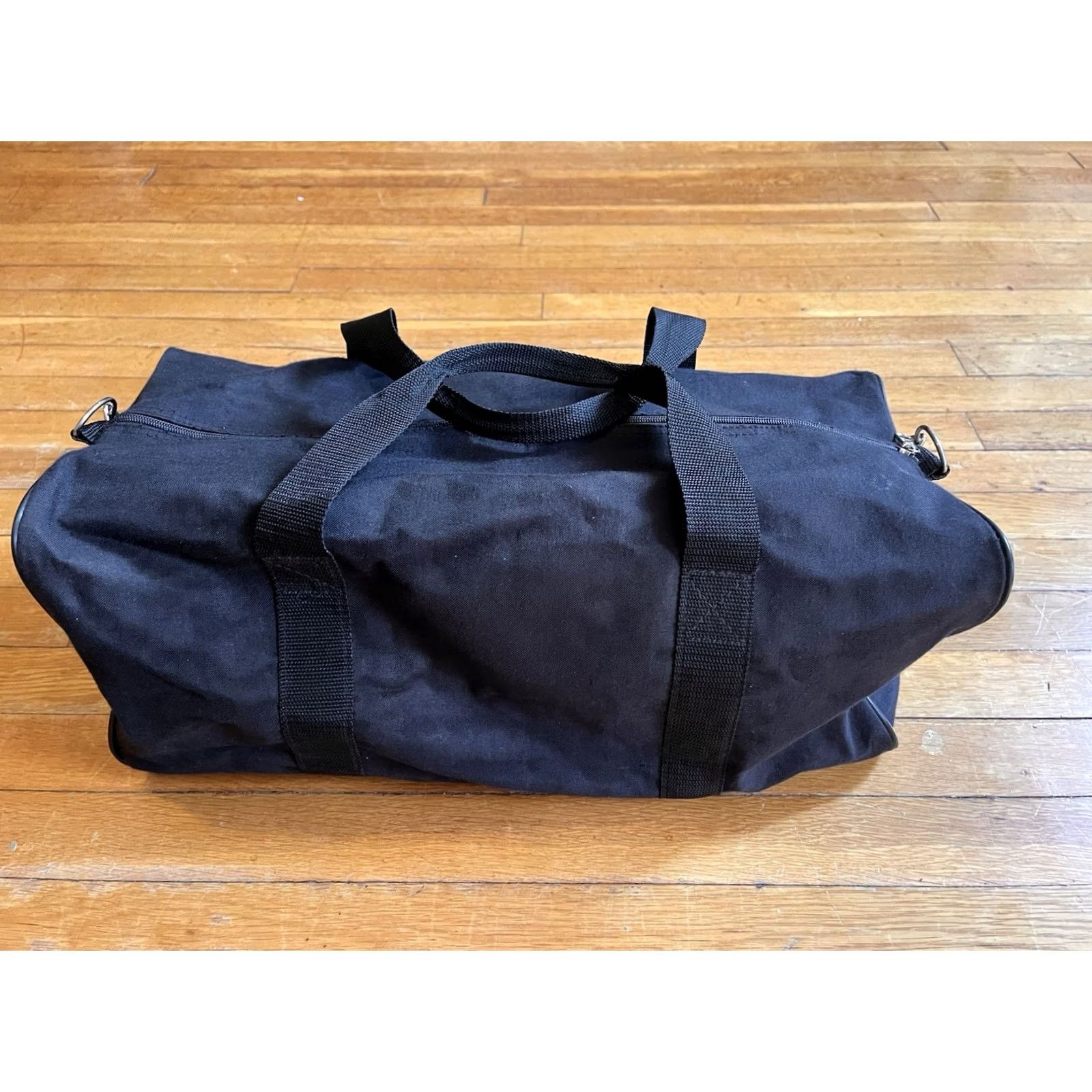 Vintage VINTAGE Air-Tex Duffel Bag Black 80s 90s Music Maxi ? Size ONE SIZE - 4 Thumbnail