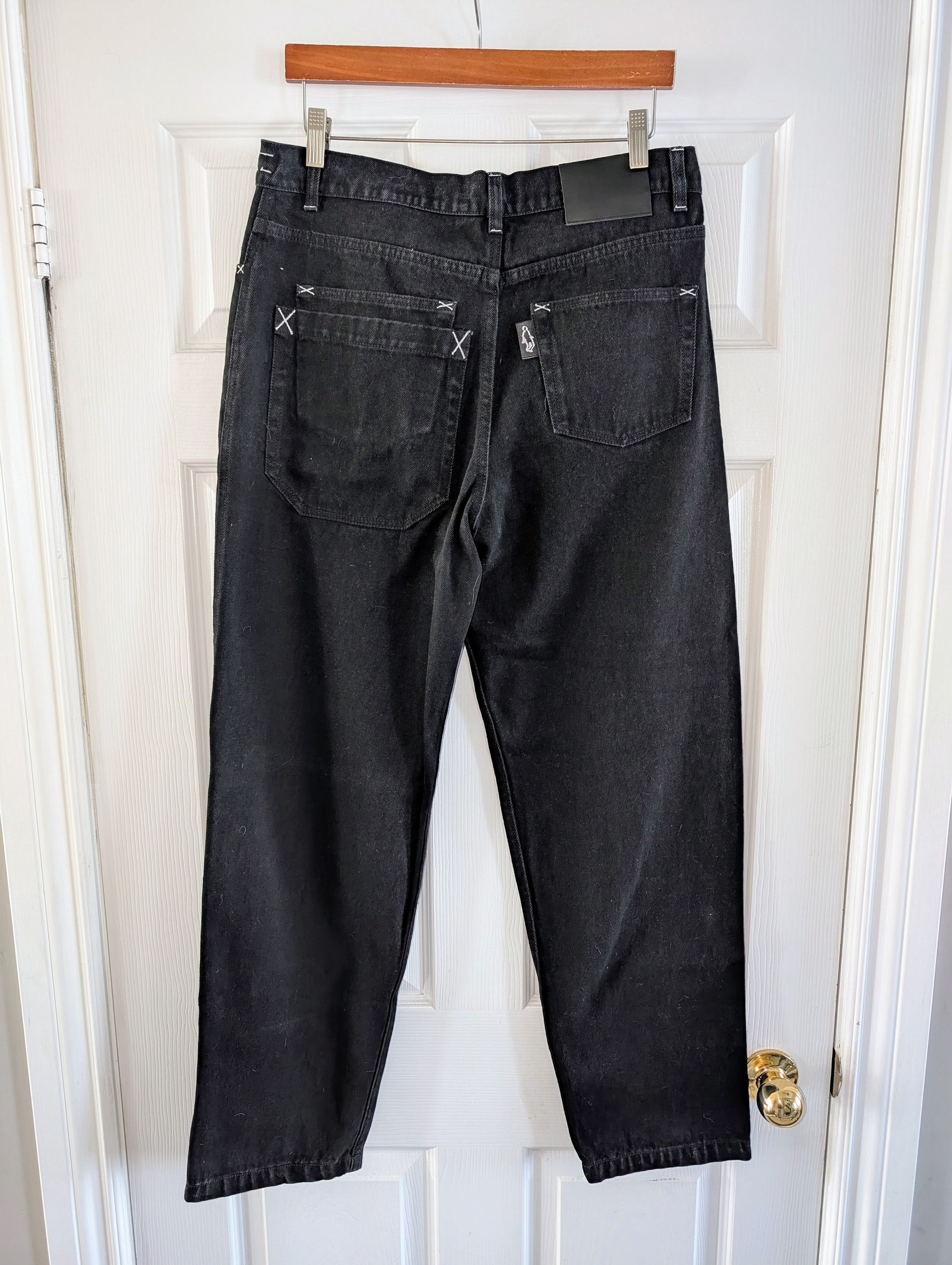 Liam Hodges LIAM HODGES MUTATIONS IN THE 4TH DIMENSION DENIM JEANS Size US 30 / EU 46 - 2 Thumbnail